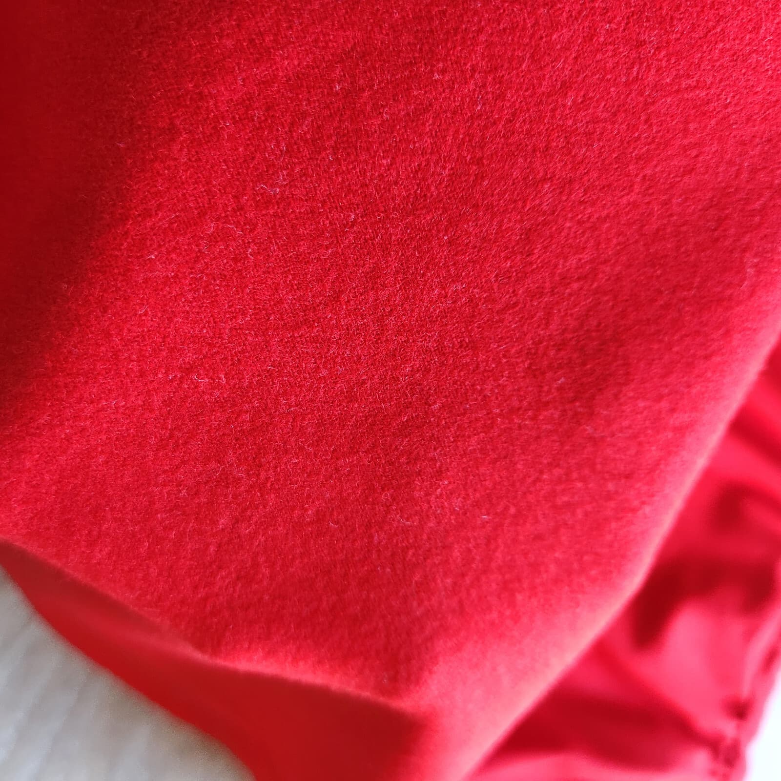 Vintage Pendleton 100% Virgin Wool Pencil Skirt Pocket Lined Solid Red Womens 16 - Thumbnail 5