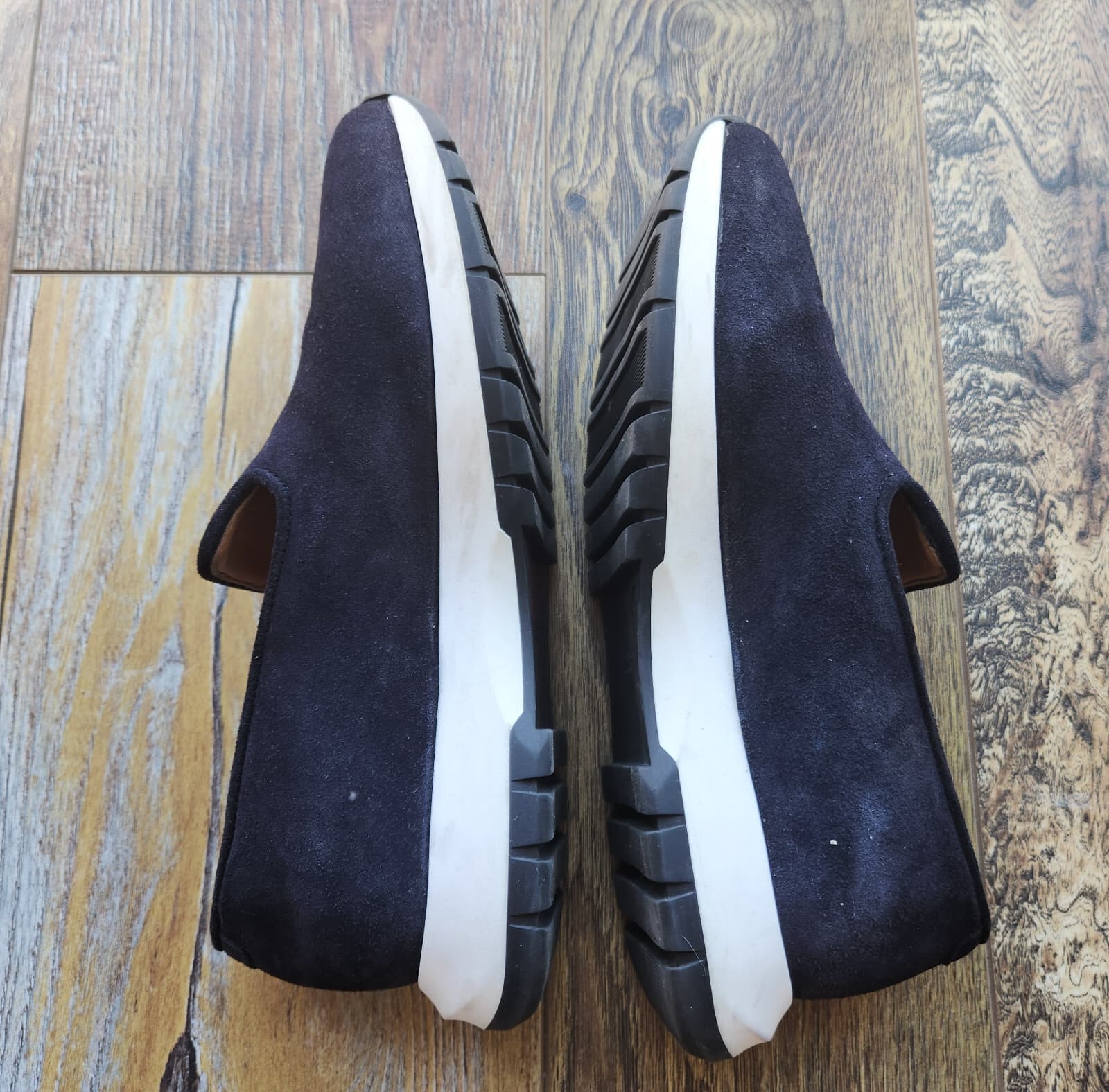 Aquatalia Made in Italy Karsyn Slip-On Comfort Sneakers Black Suede Women US8.5M - Thumbnail 7