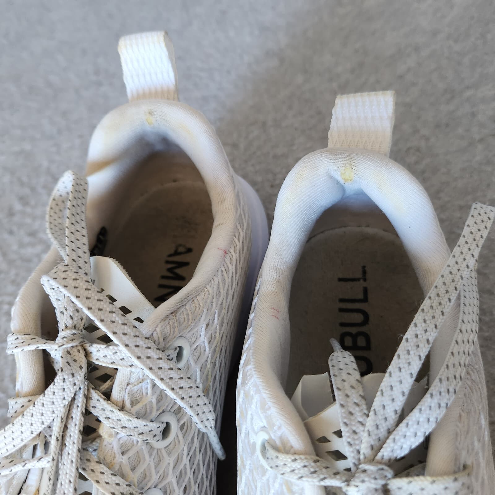 Nobull Mesh Runner Sneakers Lace-Up Flexible Support White Unisex US M8.5 W10 - Thumbnail 15