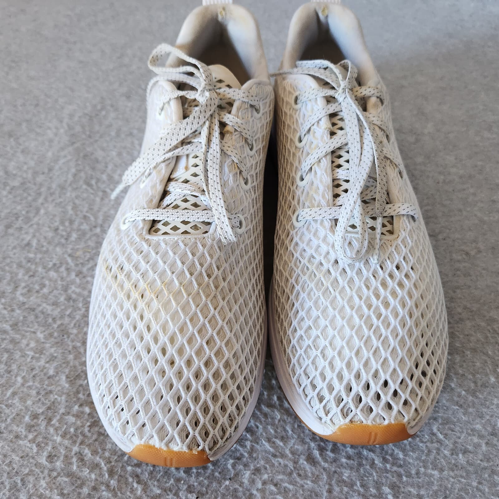 Nobull Mesh Runner Sneakers Lace-Up Flexible Support White Unisex US M8.5 W10 - Thumbnail 13