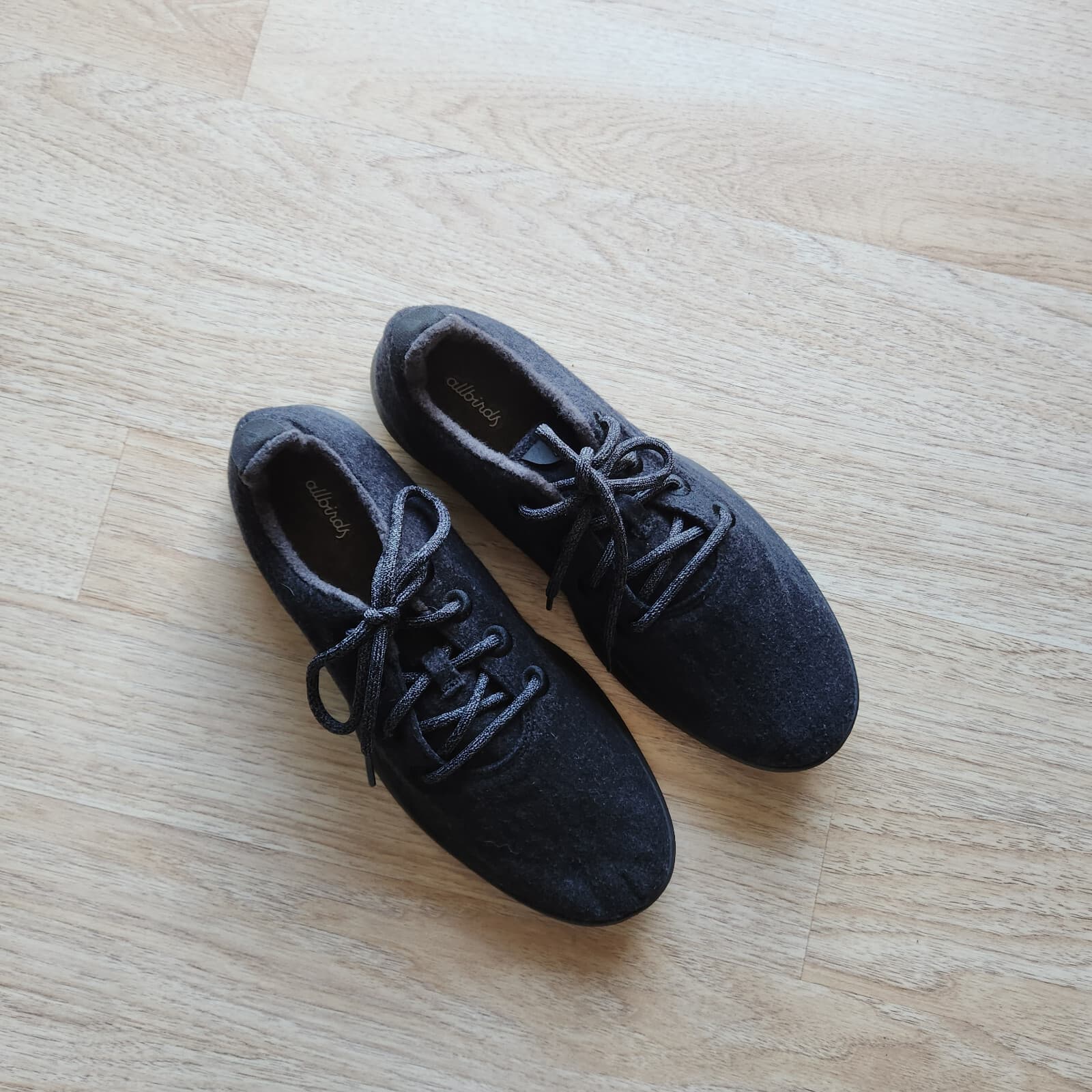 Allbirds The Wool Runner Sneaker Supper Fine NZ Merino Wool Lace Black Men's 13 - Thumbnail 2