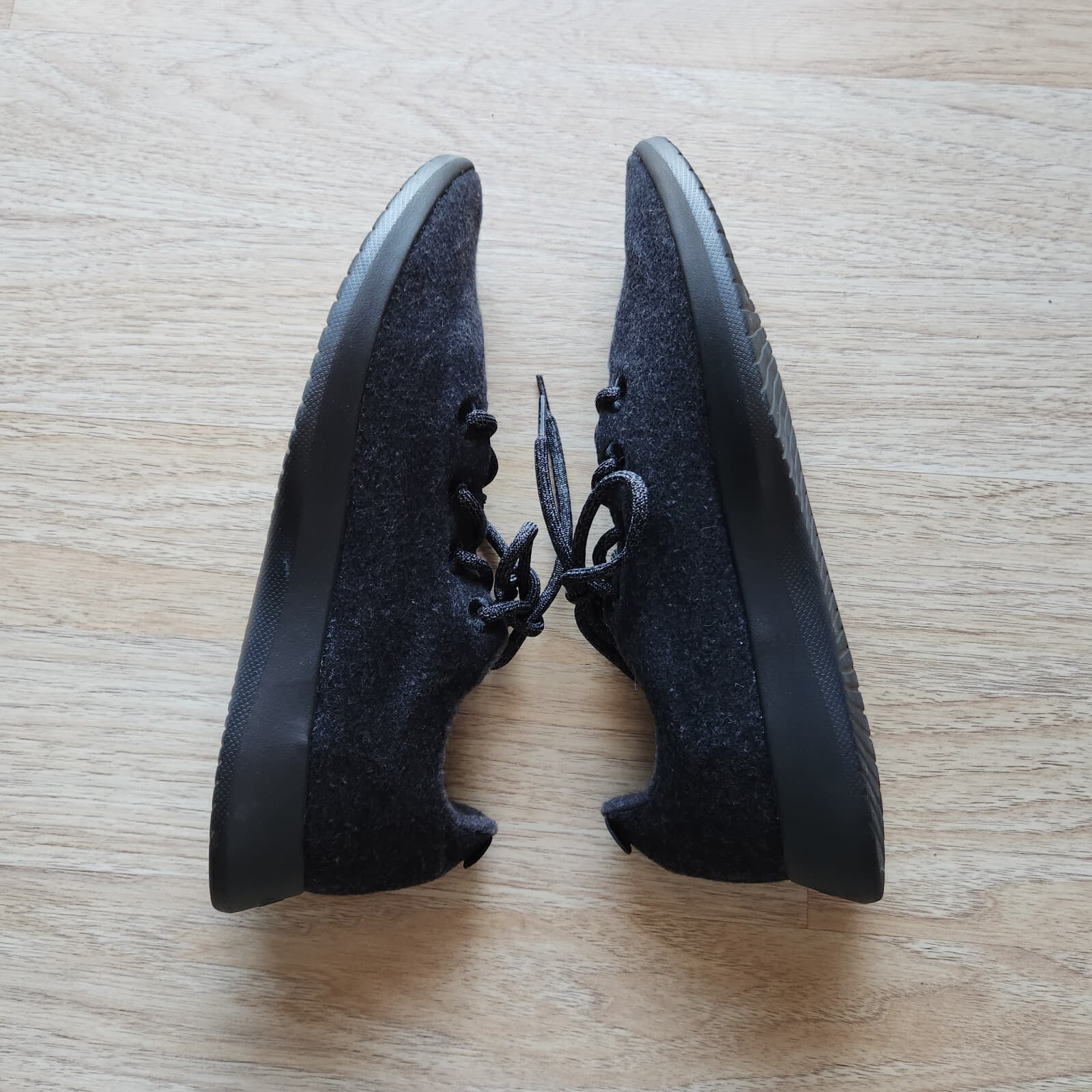 Allbirds The Wool Runner Sneaker Supper Fine NZ Merino Wool Lace Black Men's 13 - Thumbnail 5