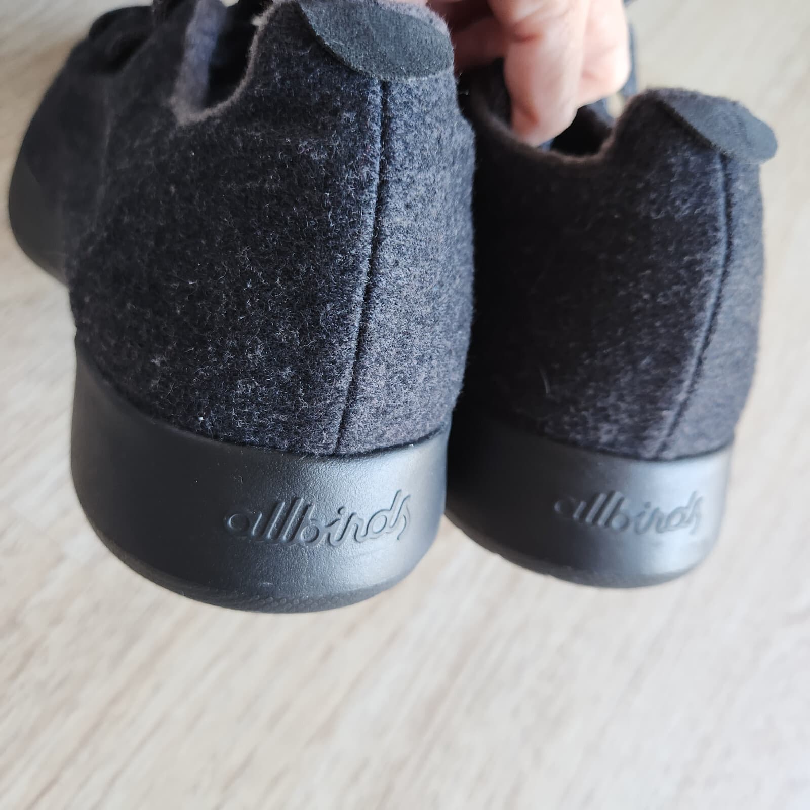 Allbirds The Wool Runner Sneaker Supper Fine NZ Merino Wool Lace Black Men's 13 - Thumbnail 8