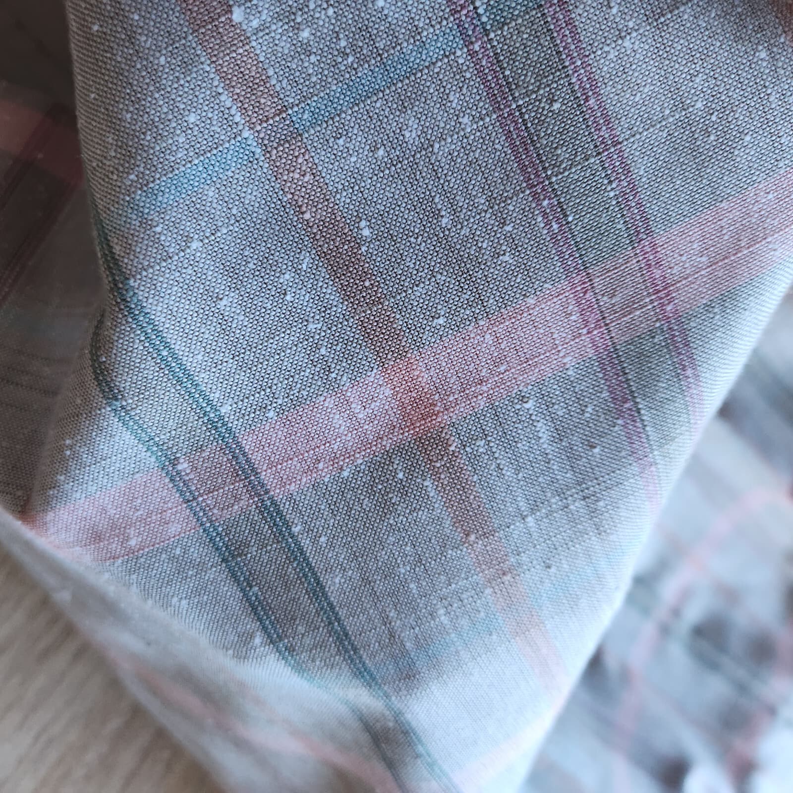 Vintage Pendleton x Country Sophisticates Silk Blend Plaid Pencil Skirt Grey 16 - Thumbnail 7