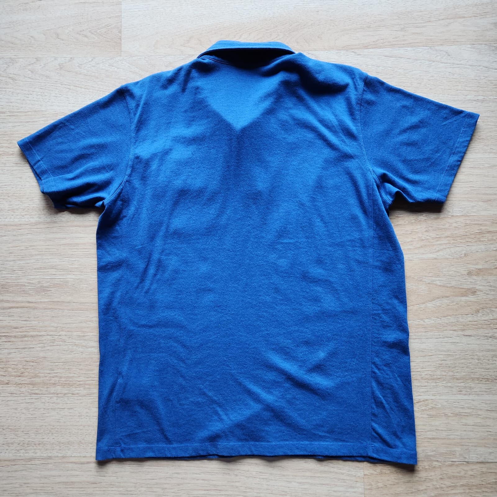The North Face Polo Shirt Short Sleeve Pocket Cotton Blend Navy Blue Men Sz.L - Thumbnail 3