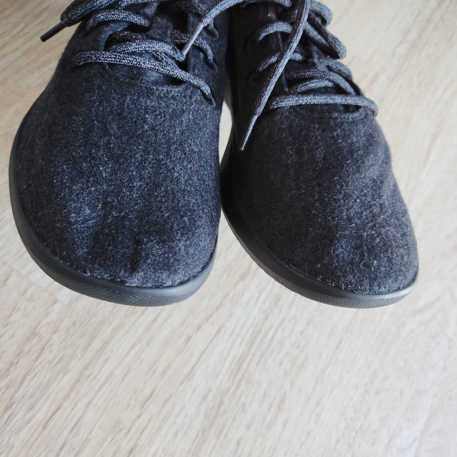 Allbirds The Wool Runner Sneaker Supper Fine NZ Merino Wool Lace Black Men's 13 - Thumbnail 9