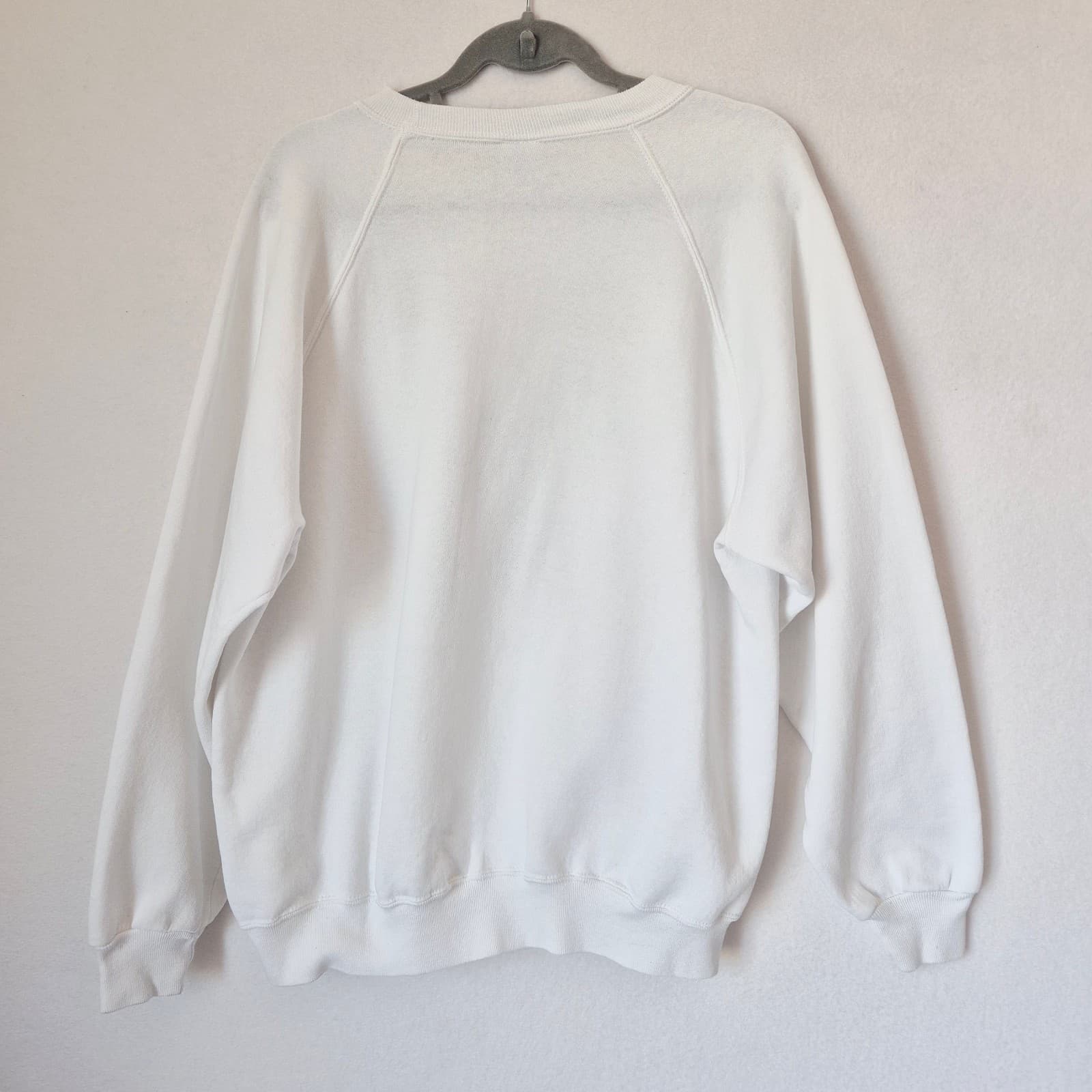 Vintage'92 Jerzees Albuquerque Inter. Balloon Fiesta Sweatshirt Fleece White 2X - Thumbnail 6