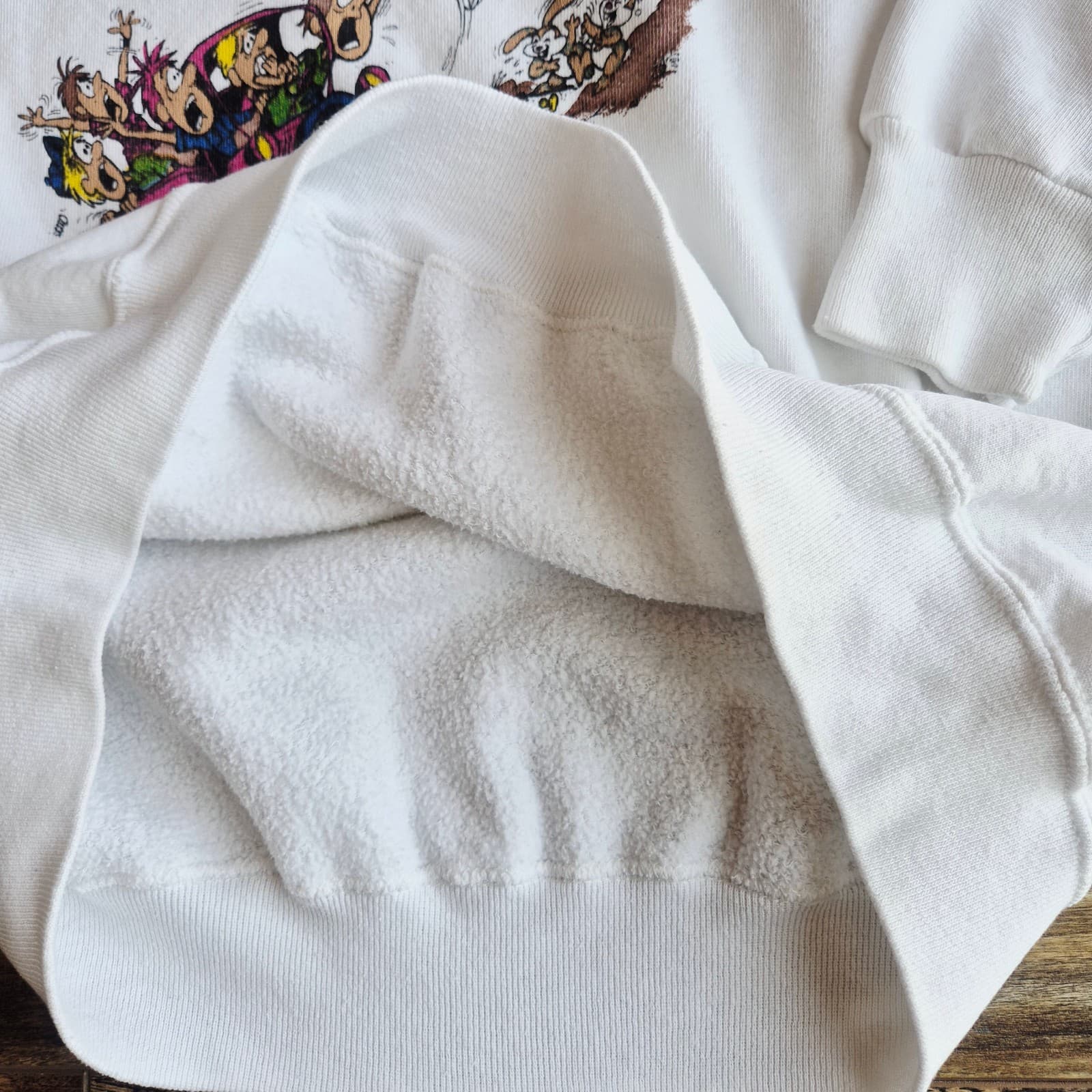 Vintage'92 Jerzees Albuquerque Inter. Balloon Fiesta Sweatshirt Fleece White 2X - Thumbnail 7