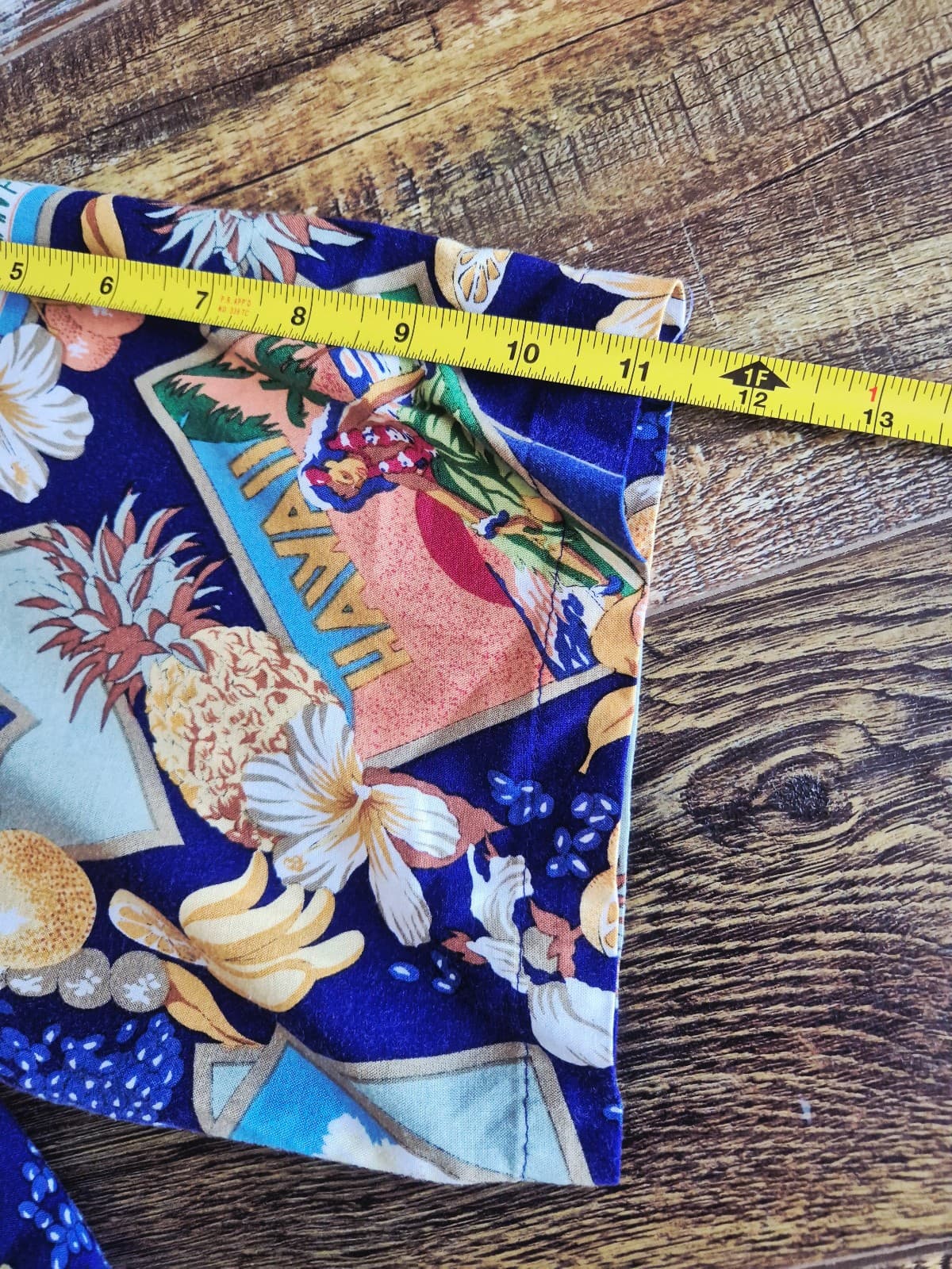 Vintage Joe Kealoha's Hula Pineapple Banana Hibiscus Hawaiian Shirt Bust 49" XL - Thumbnail 9