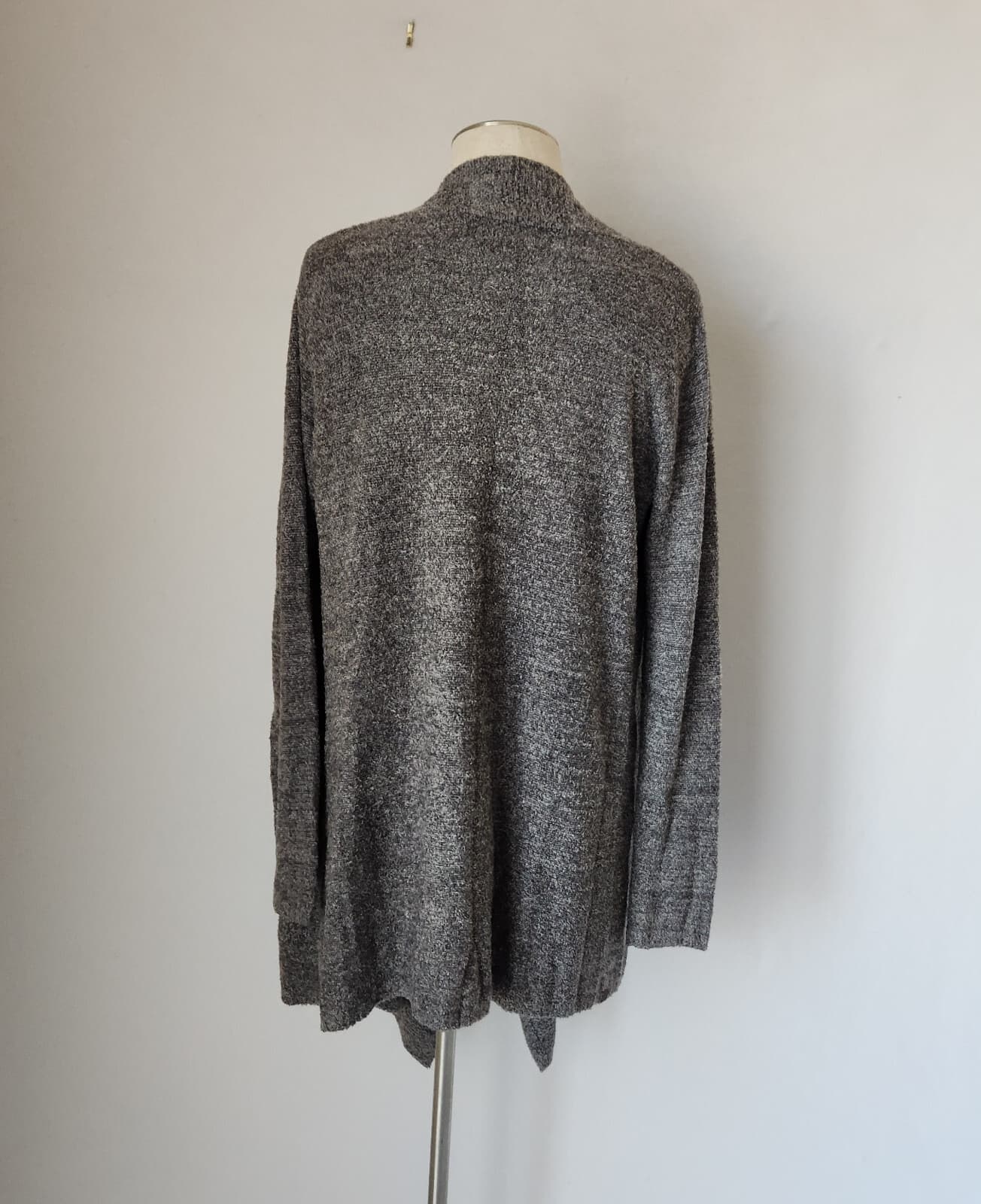 NWoT Barefoot Dreams $125 CozyChic Lite Island Wrap Cardigan Pocket Grey Sz.L/XL - Thumbnail 6