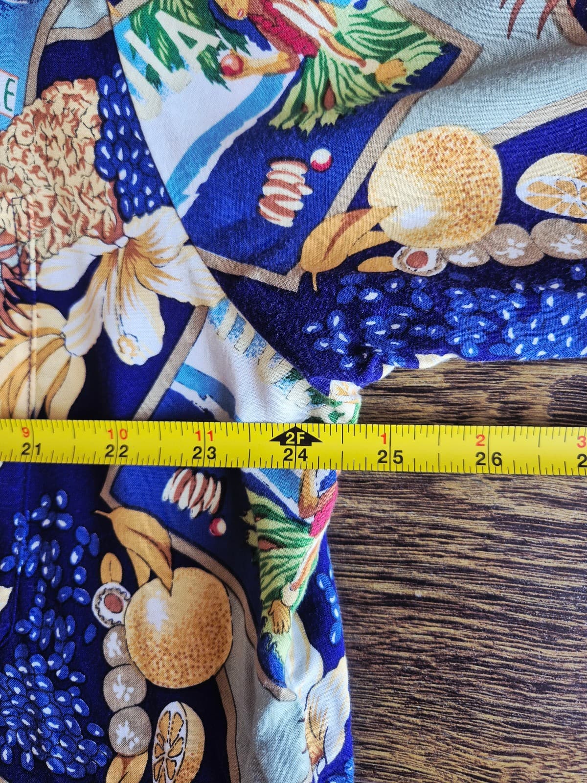 Vintage Joe Kealoha's Hula Pineapple Banana Hibiscus Hawaiian Shirt Bust 49" XL - Thumbnail 10
