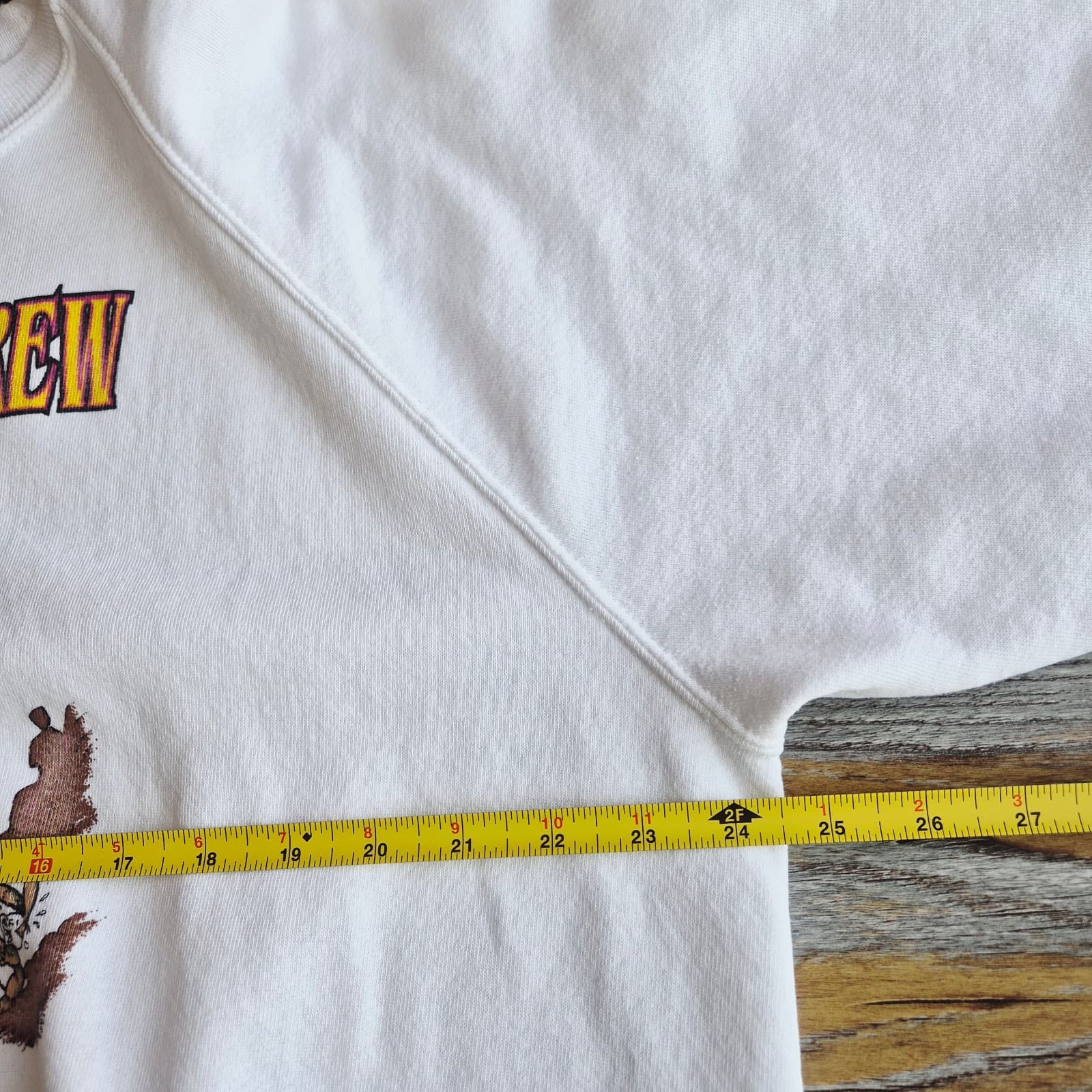 Vintage'92 Jerzees Albuquerque Inter. Balloon Fiesta Sweatshirt Fleece White 2X - Thumbnail 9