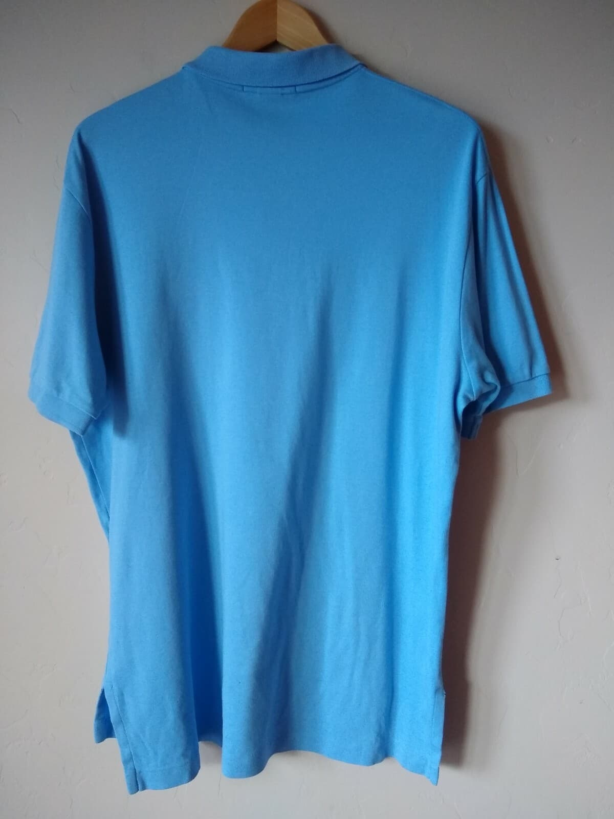 Polo by RALPH LAUREN Cotton Polo Shirt Short Sleeve Blue Sz.L - Thumbnail 3