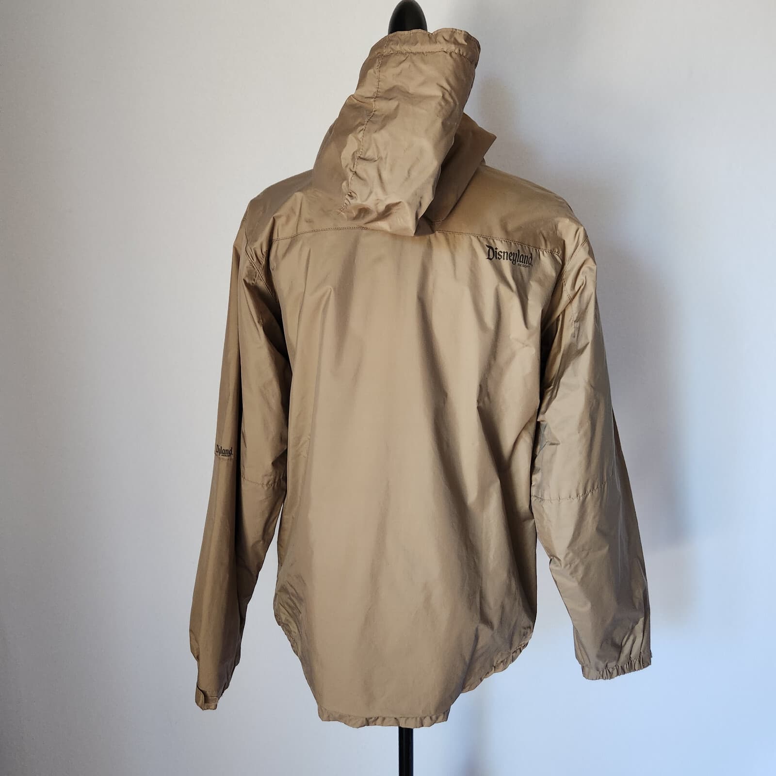 Disneyland Resort Mickey Mouse Lined Hooded Jacket Zip Brown Women Bust 44" (L) - Thumbnail 4