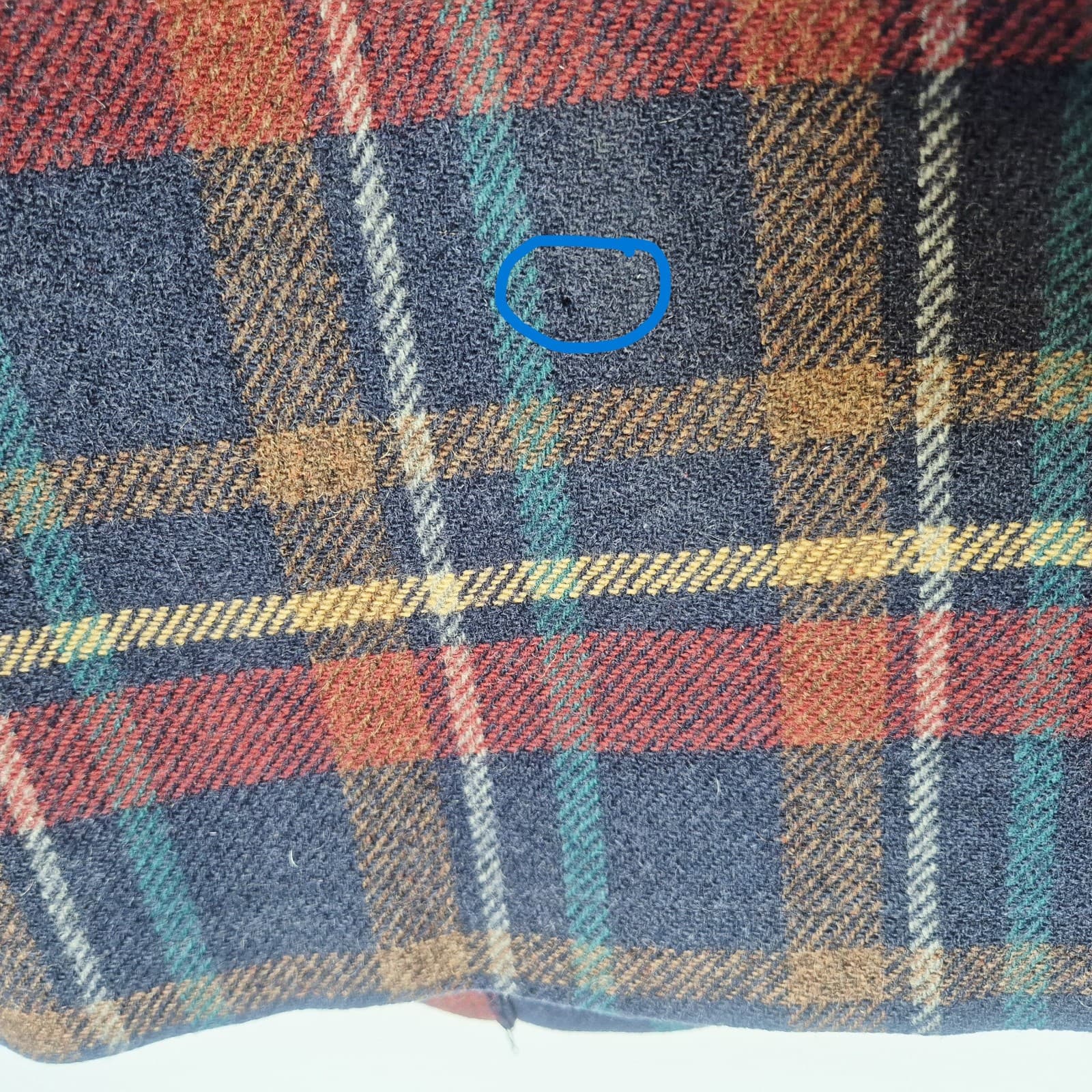 Vintage'70s Pendleton USA Wool Plaid Shirt Jacket Shacket Button Pocket Men's L - Thumbnail 14