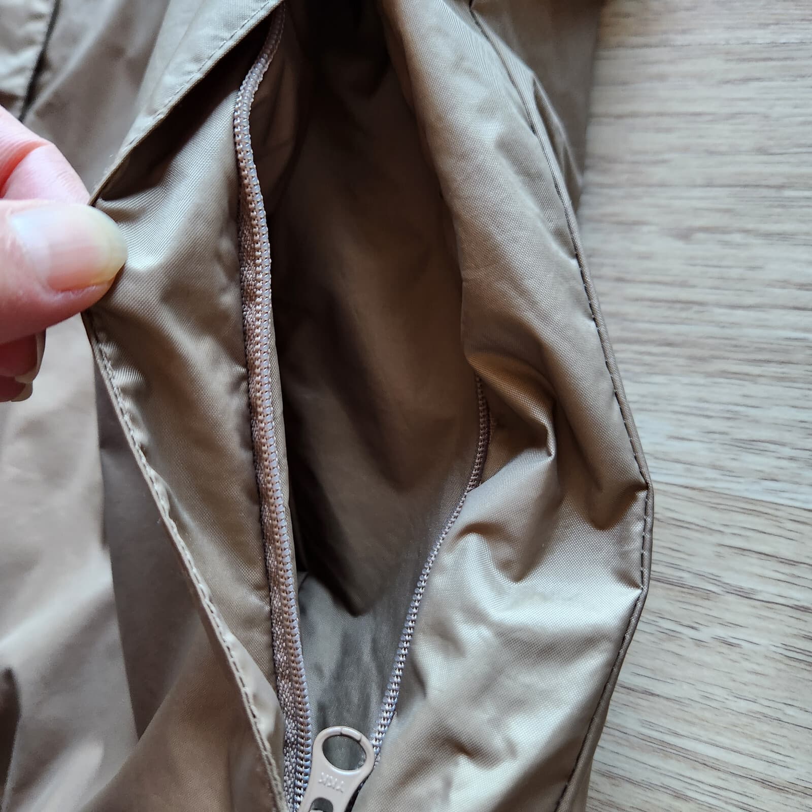 Disneyland Resort Mickey Mouse Lined Hooded Jacket Zip Brown Women Bust 44" (L) - Thumbnail 9