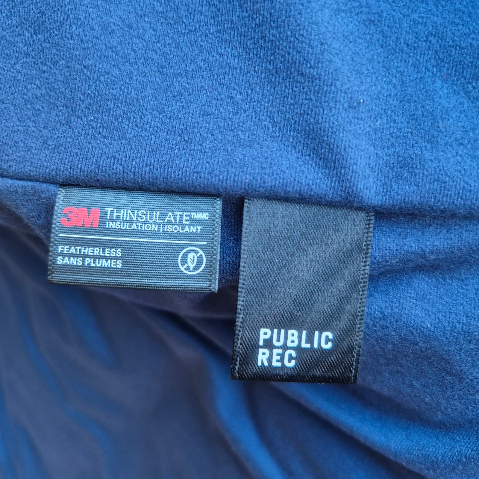 NWoT Public Rec Better Than Down Thinsulate Bomber Jacket Zip Up Blue Men's XL - Thumbnail 14