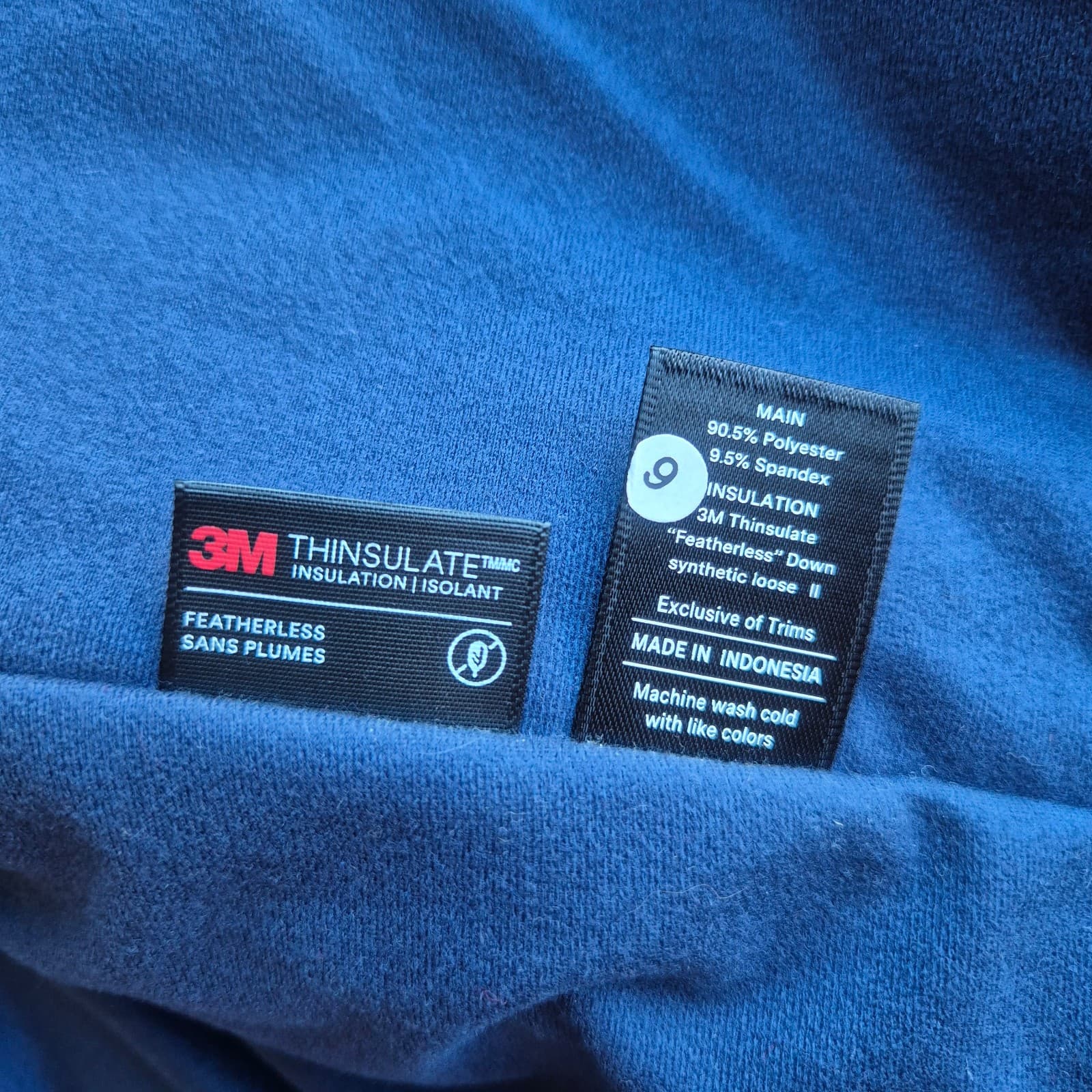 NWoT Public Rec Better Than Down Thinsulate Bomber Jacket Zip Up Blue Men's XL - Thumbnail 13