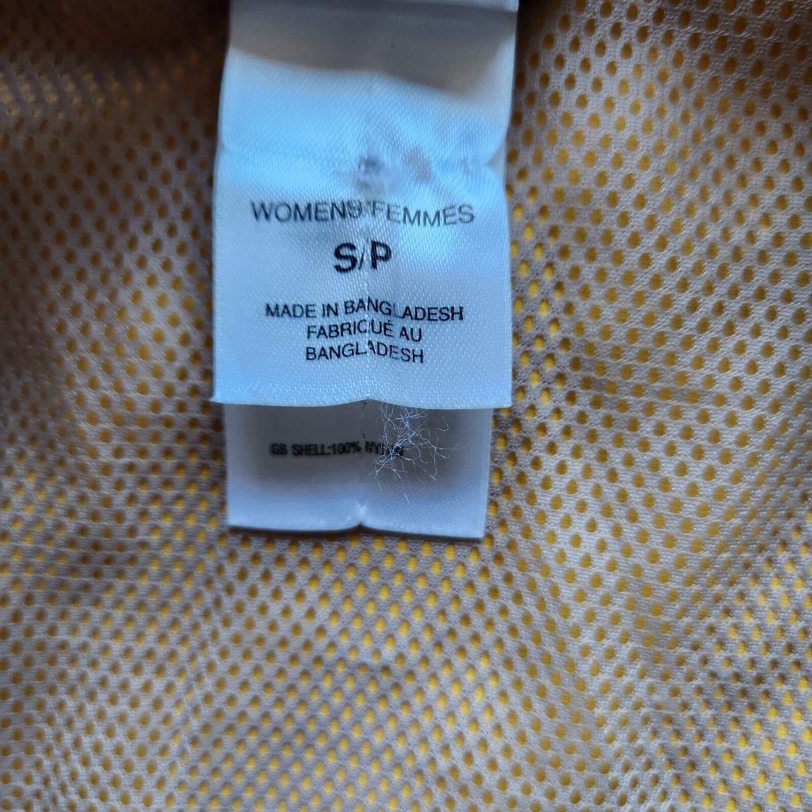 The North Face Windbreaker Hidden-Hood Jacket Full-Zip Yellow Grey Women's S - Thumbnail 13