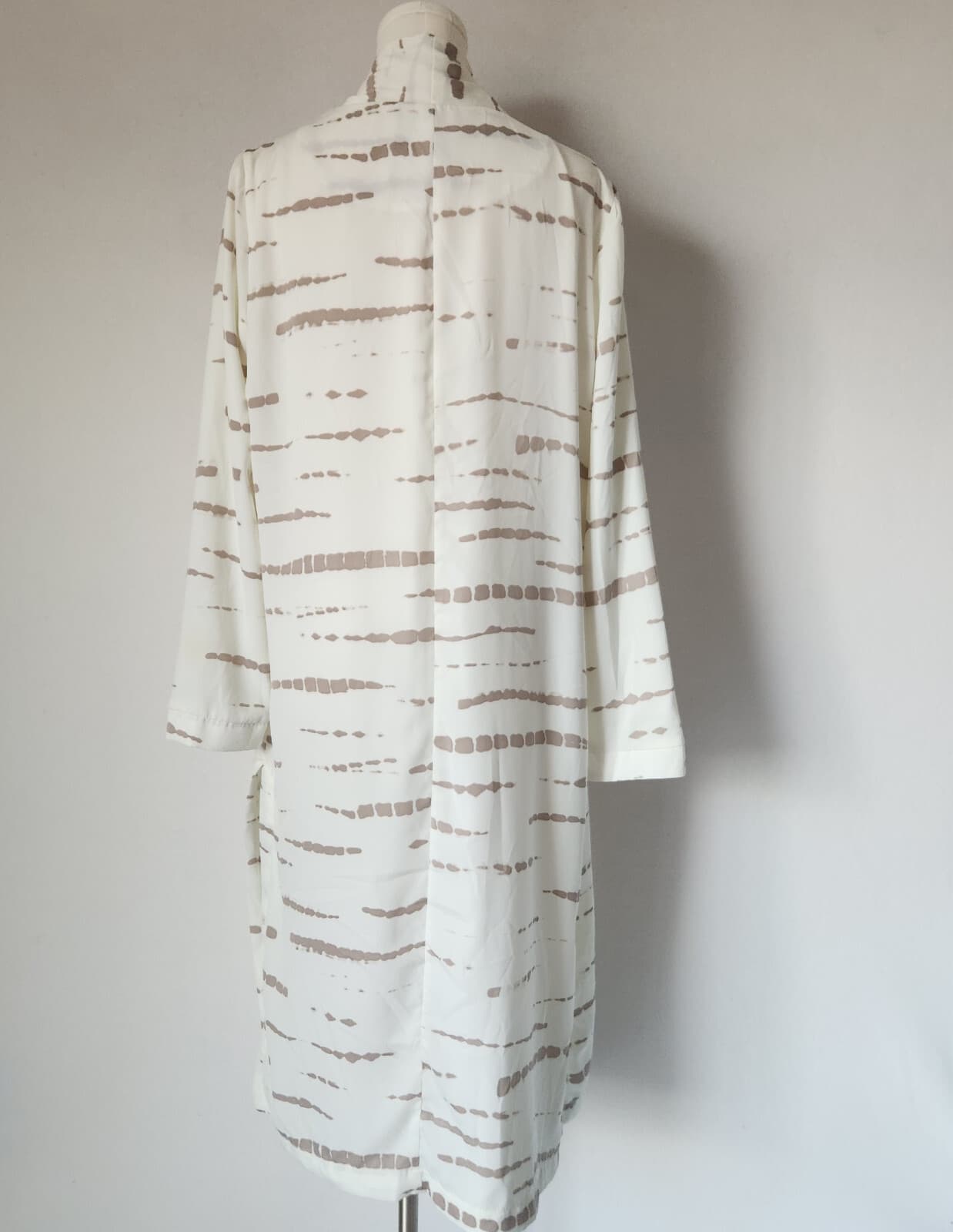 NEW Anthropologie x BB Dakota Deedra Long Duster Jacket Pocket Chiffon Sz.S - Thumbnail 8