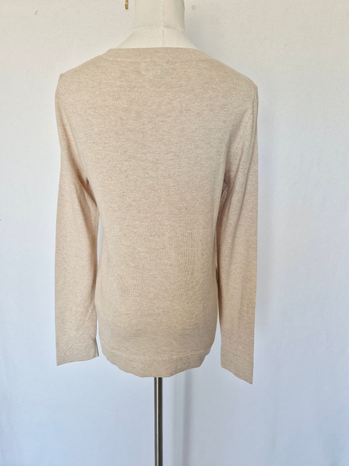 NWoT J.Crew Factory Teddy Lobster Sequined Crew Neck Sweater Cotton Beige Size S - Thumbnail 7