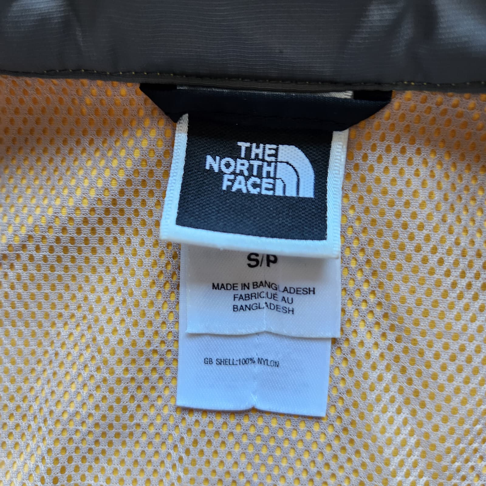 The North Face Windbreaker Hidden-Hood Jacket Full-Zip Yellow Grey Women's S - Thumbnail 12