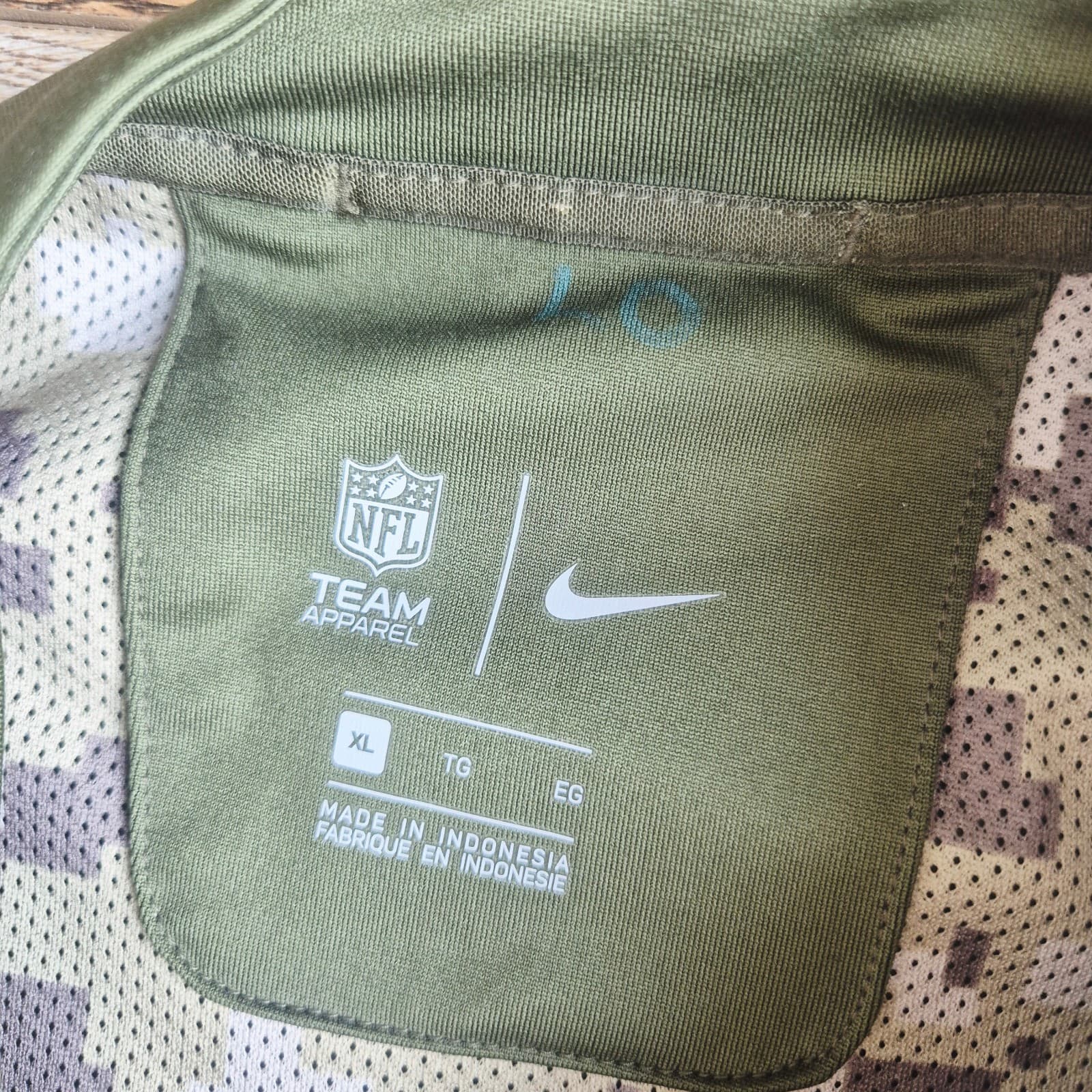 New Nike NFL Chicago Bears Salute To Service Hybrid Jacket Zip-Up Green Men's XL - Thumbnail 11