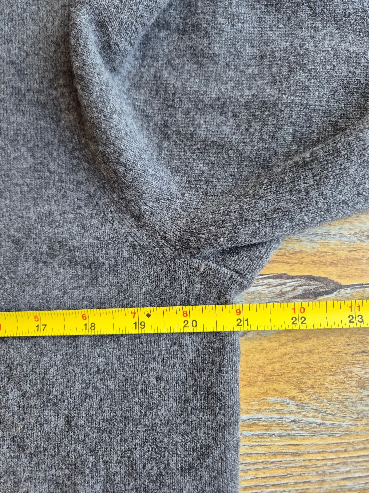 J.Crew Everyday Cashmere Crewneck Sweater Heather Coal Gray Women's L #K1313 - Thumbnail 11
