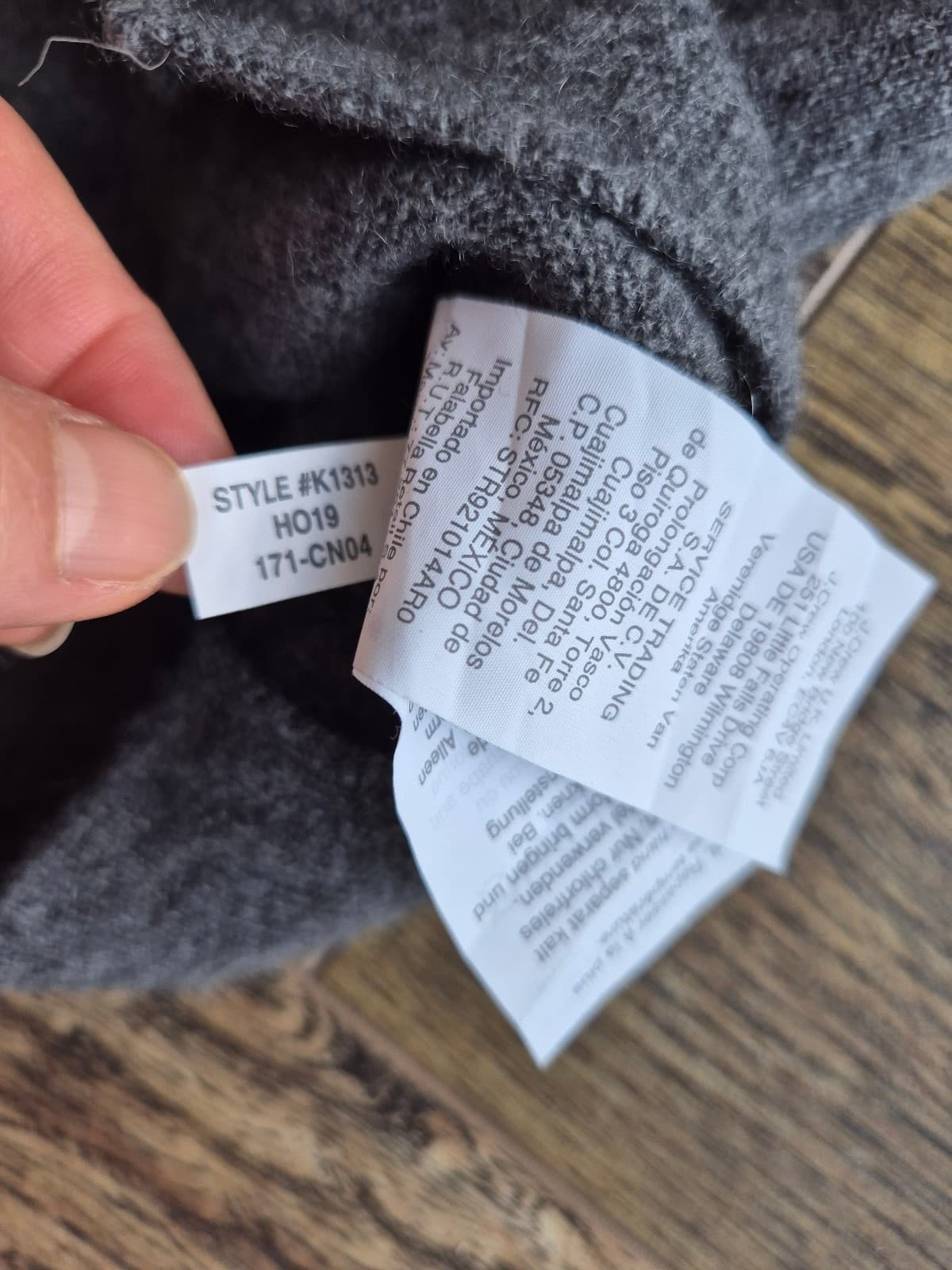 J.Crew Everyday Cashmere Crewneck Sweater Heather Coal Gray Women's L #K1313 - Thumbnail 9
