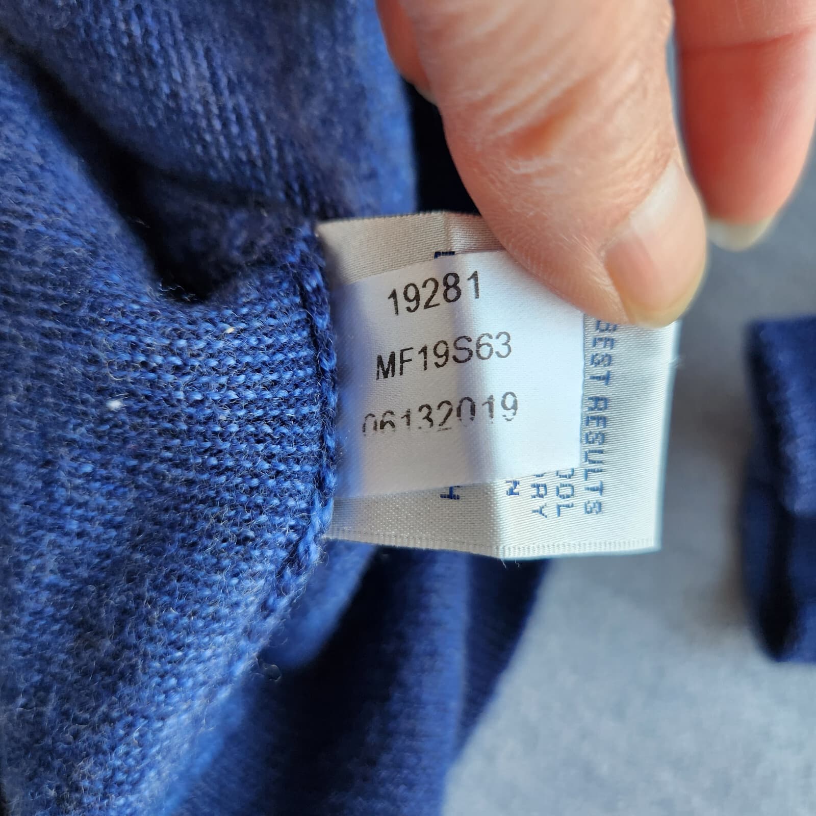 Peter Millar Extrafine Italian Merino Wool 1/4 Zip Sweater Needle Stripe Navy L - Thumbnail 13
