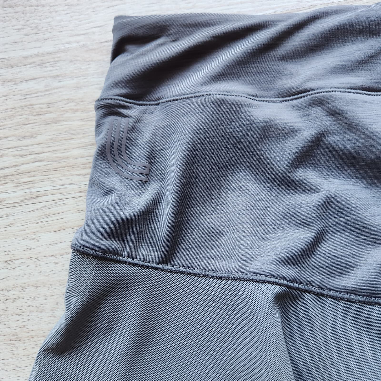 Lole UPF50+ Antibacterial Performance Mesh Skort Pocket Wicking Grey Women's M - Thumbnail 5