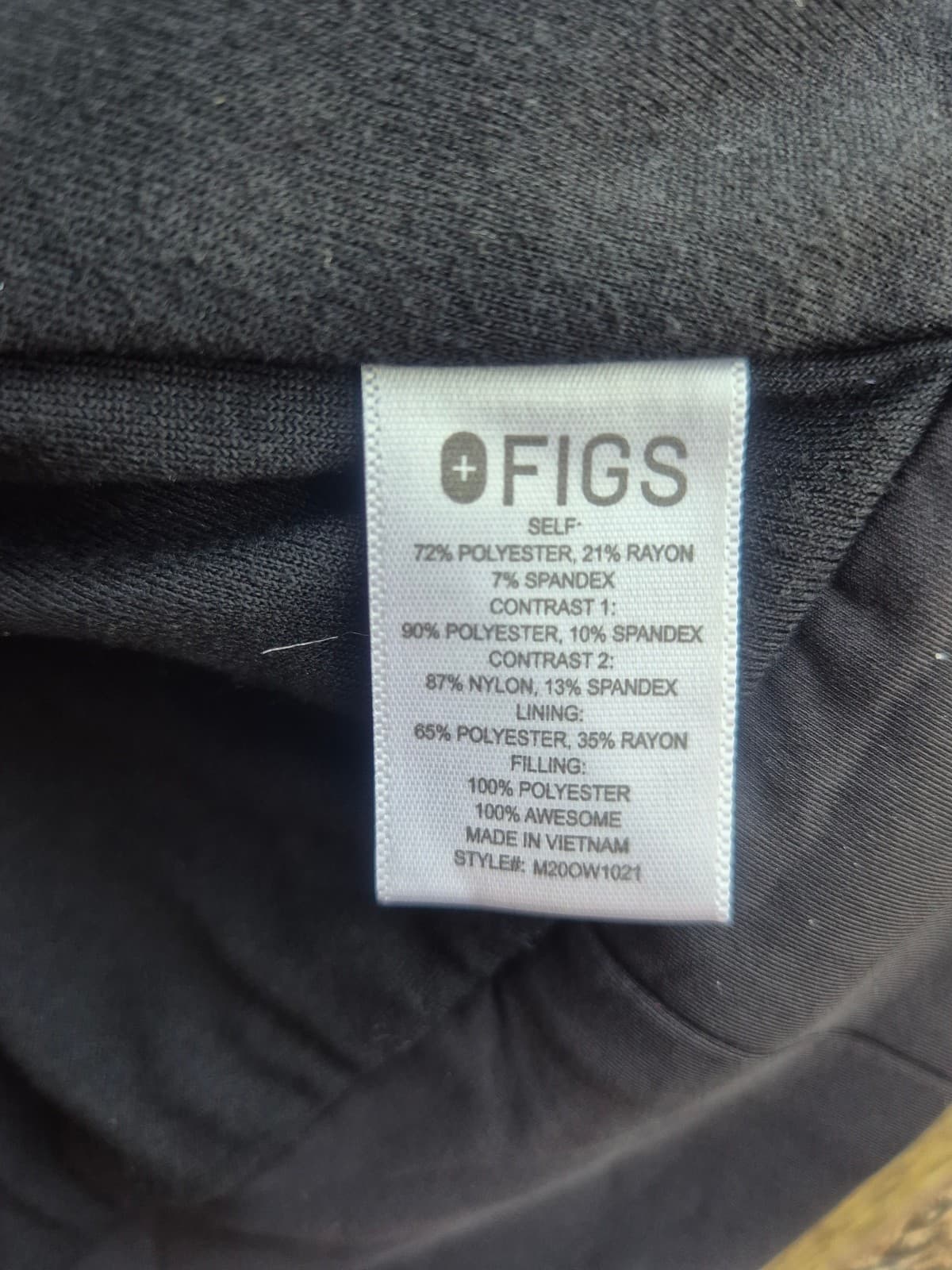 Figs Morven Insulated On-Shift Scrub Jacket Full-Zip Pockets Black Men's S - Thumbnail 11