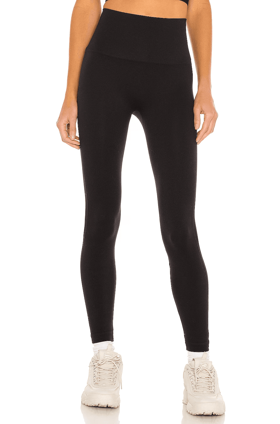 SPANX by Sara Blakely Look At Me Now Legging Seamless High Waist Black Women's S - Thumbnail 3