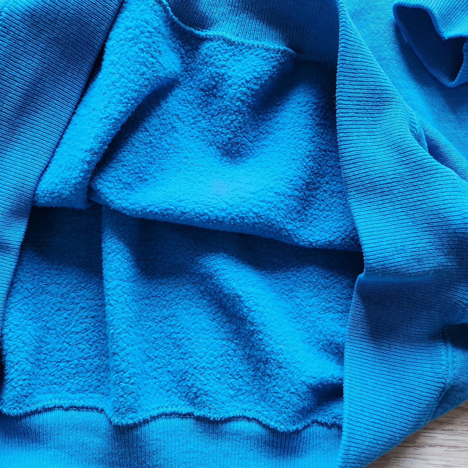 Vintage Hanes USA Graphic Tresham Fleece Lined Sweatshirt Crewneck Blue Adult XL - Thumbnail 6
