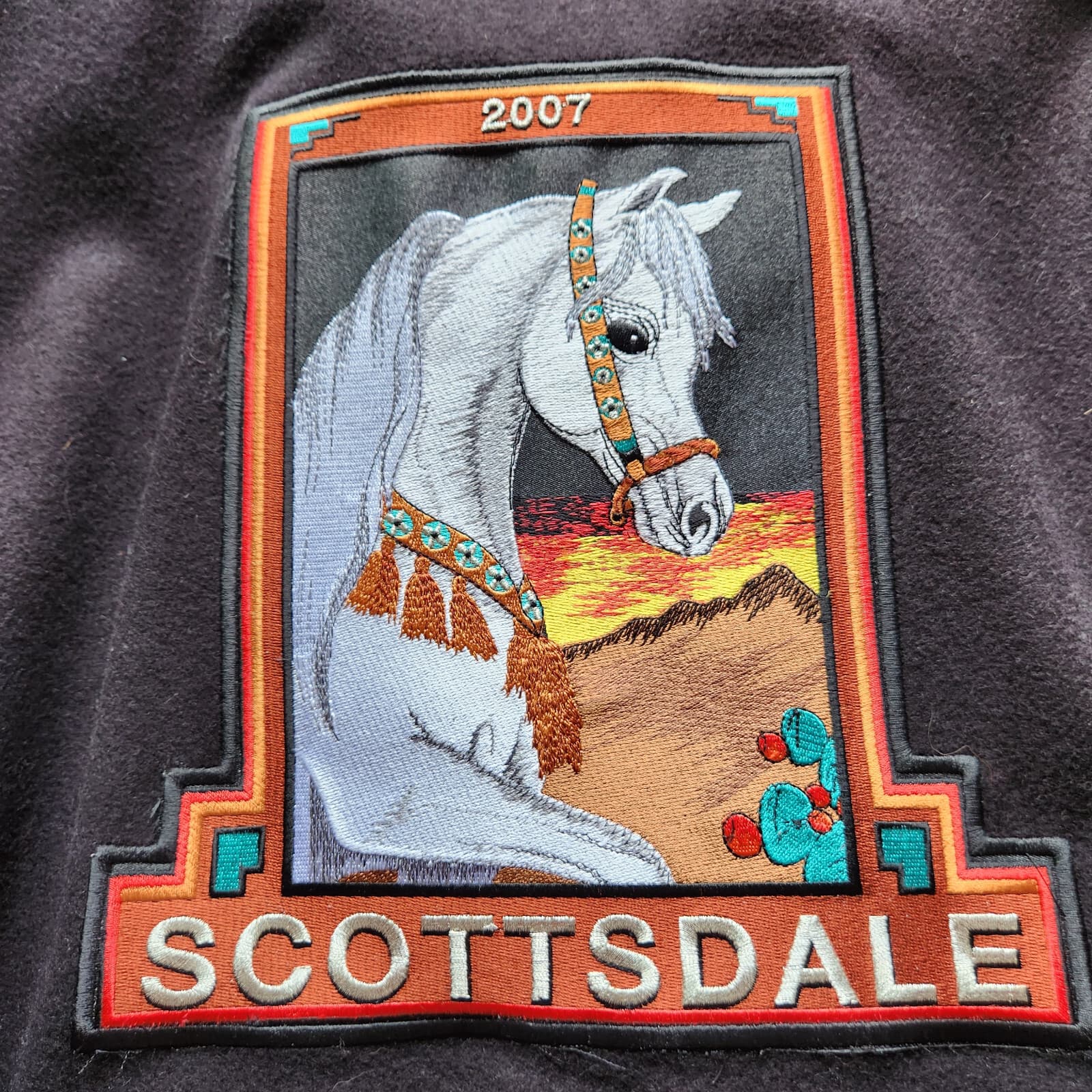 Schneiders Bomber Jakcet Scottsdale'07 Wool Blend Leather Trim Zip Black Men's M - Thumbnail 6