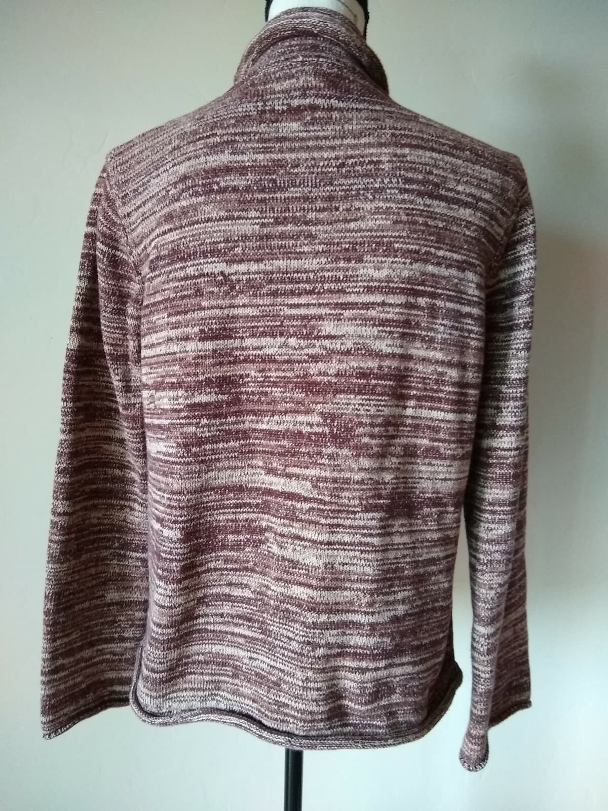 Sundance Women 100%Cotton Knit Open Cardigan Sweater Brown Sz.L - Thumbnail 4