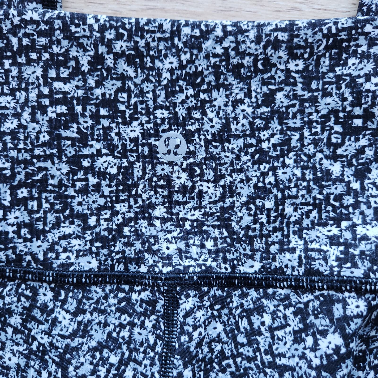 Lululemon Wunder Under High Rise Legging Daisy Dust Alpine White Black Women's 6 - Thumbnail 7