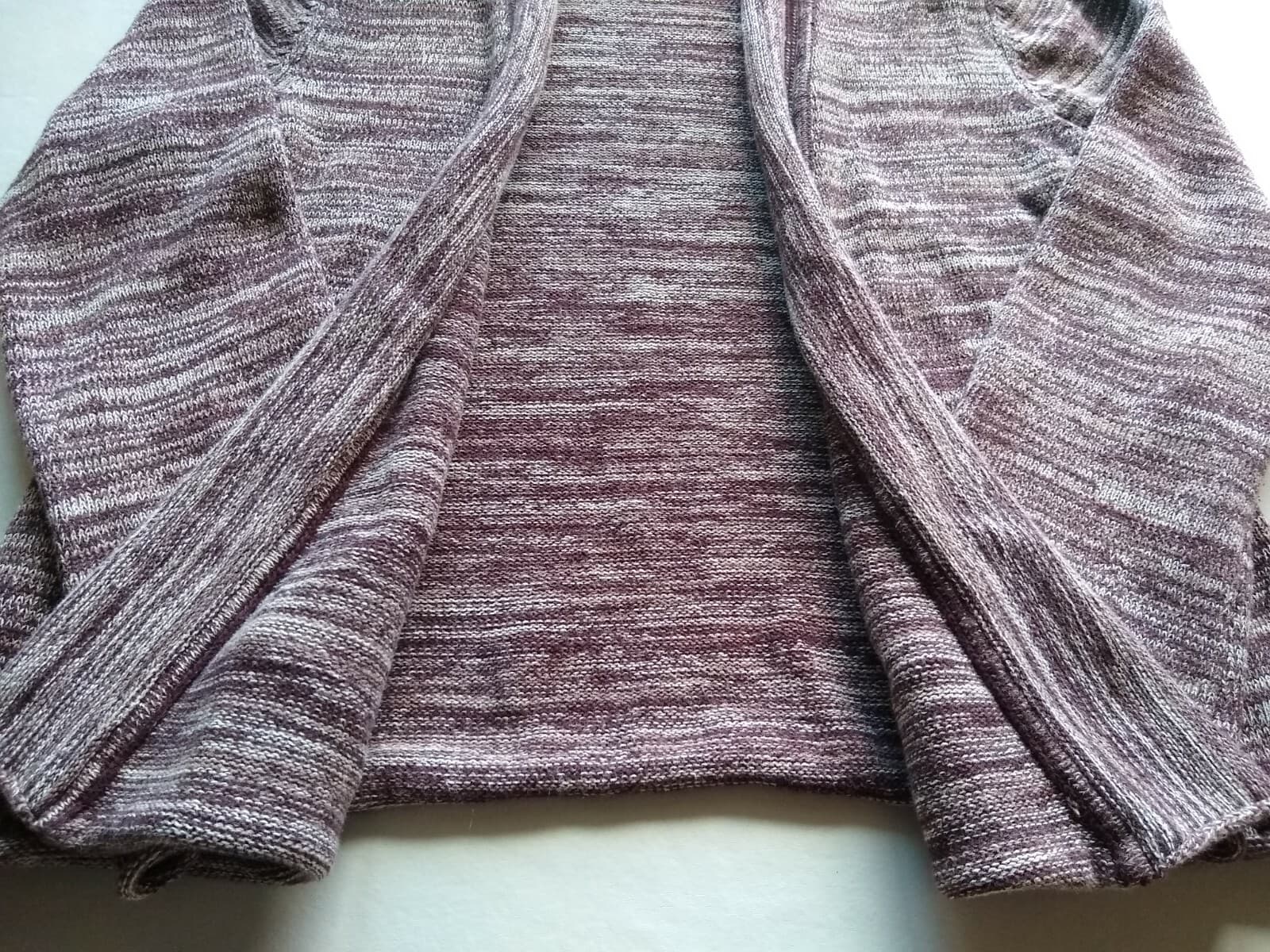 Sundance Women 100%Cotton Knit Open Cardigan Sweater Brown Sz.L - Thumbnail 6