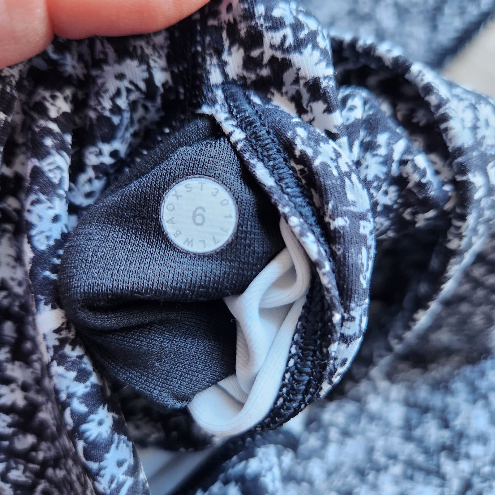 Lululemon Wunder Under High Rise Legging Daisy Dust Alpine White Black Women's 6 - Thumbnail 6