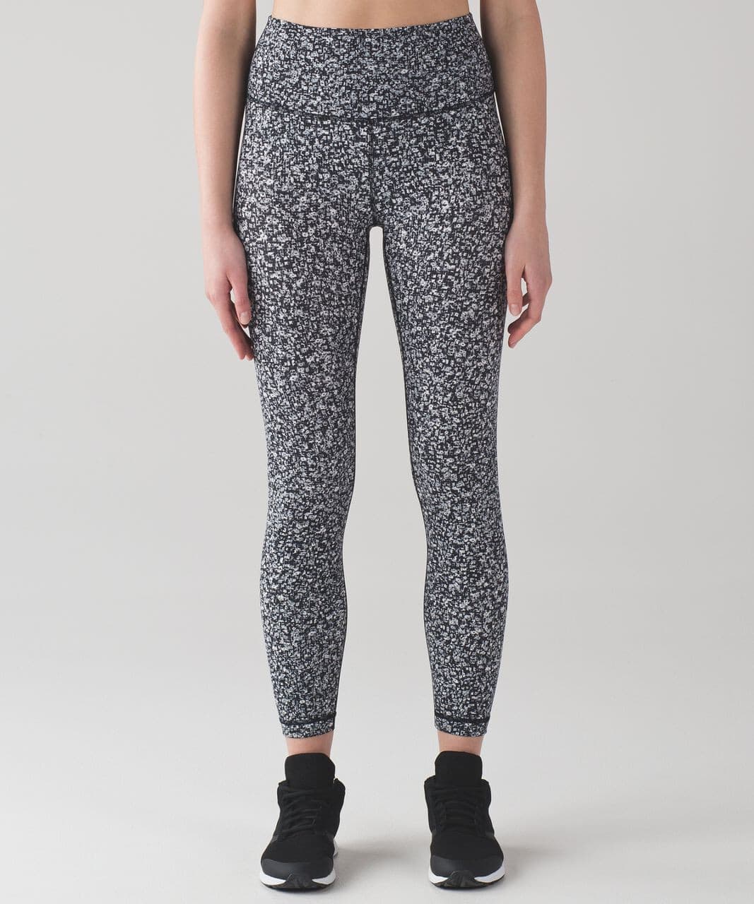 Lululemon Wunder Under High Rise Legging Daisy Dust Alpine White Black Women's 6 - Thumbnail 9