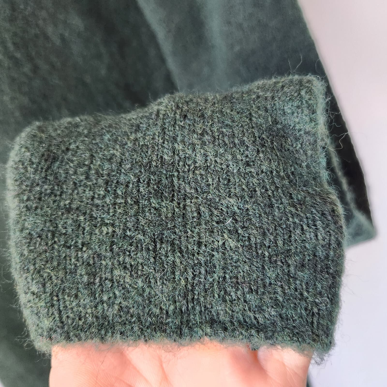Alessandro Dell'Acqua Made in Italy Wool Blend Hooded Sweater Green Women's S - Thumbnail 5