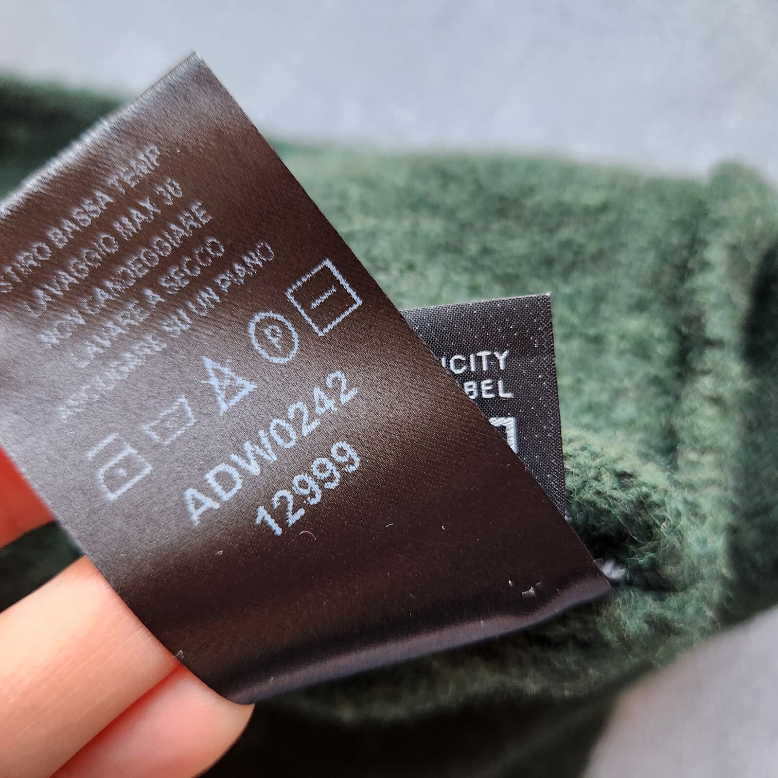Alessandro Dell'Acqua Made in Italy Wool Blend Hooded Sweater Green Women's S - Thumbnail 10
