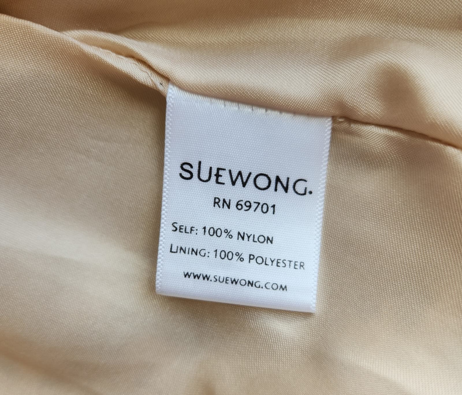 Sue Wong Nocturne Lace Ribbon Formal Elegant Long Jacket Coat Button Beige Sz.10 - Thumbnail 12