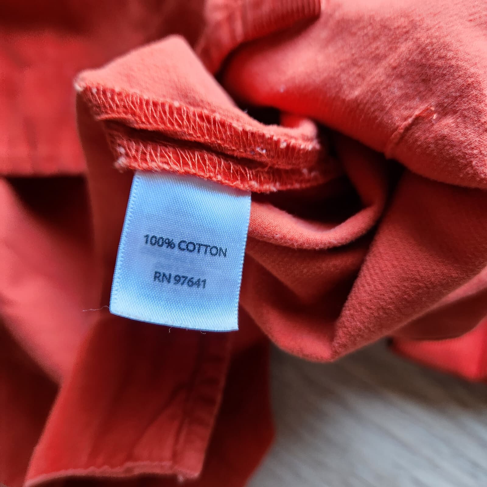 J.Jill Corduroy Button-Down Shirt Long Sleeve Orange-Red 100% Cotton Women's LP - Thumbnail 9