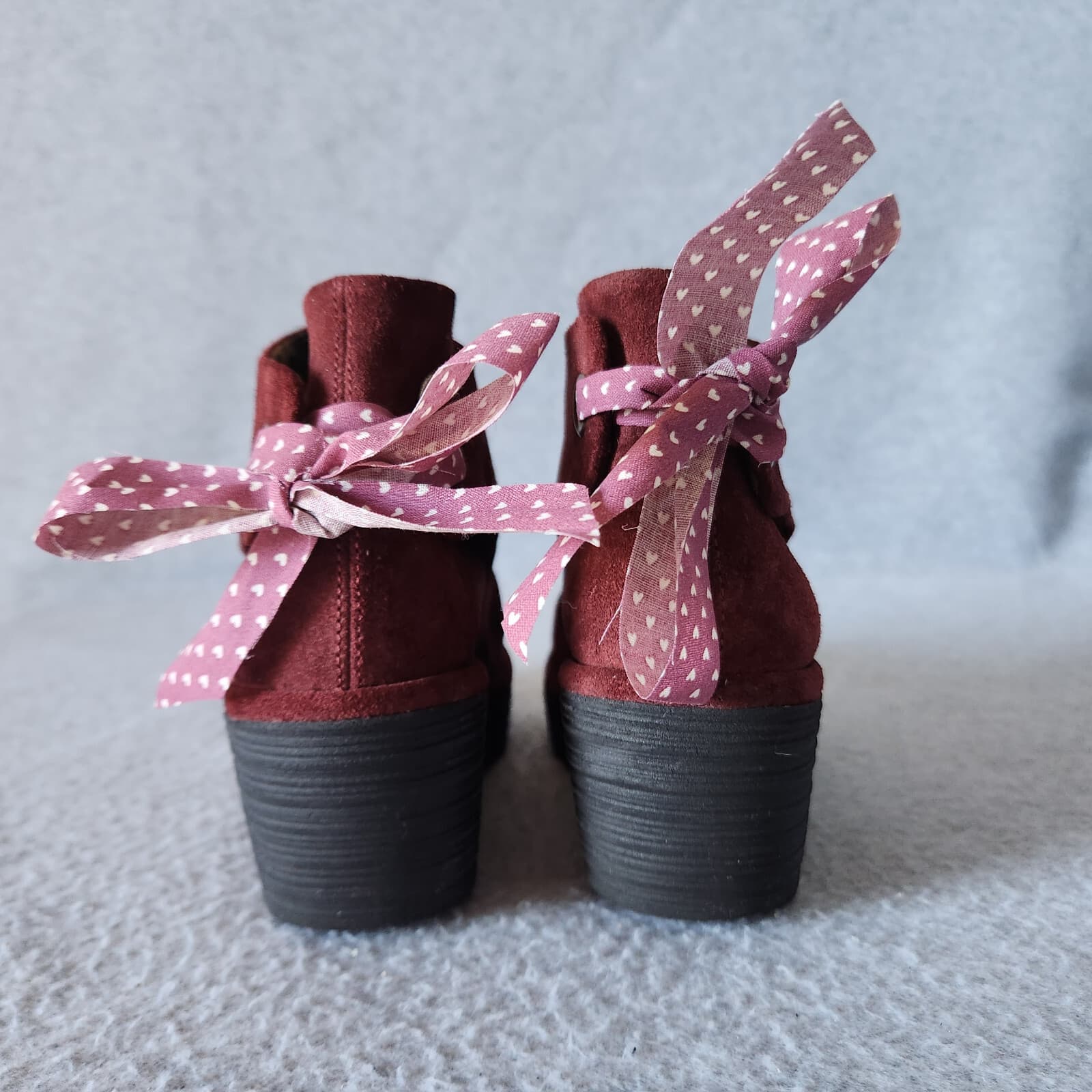 FLY LONDON Yama Rust Oil Suede Tie-Back Wedge Ankle Boots Red-Brick Women's EU37 - Thumbnail 7