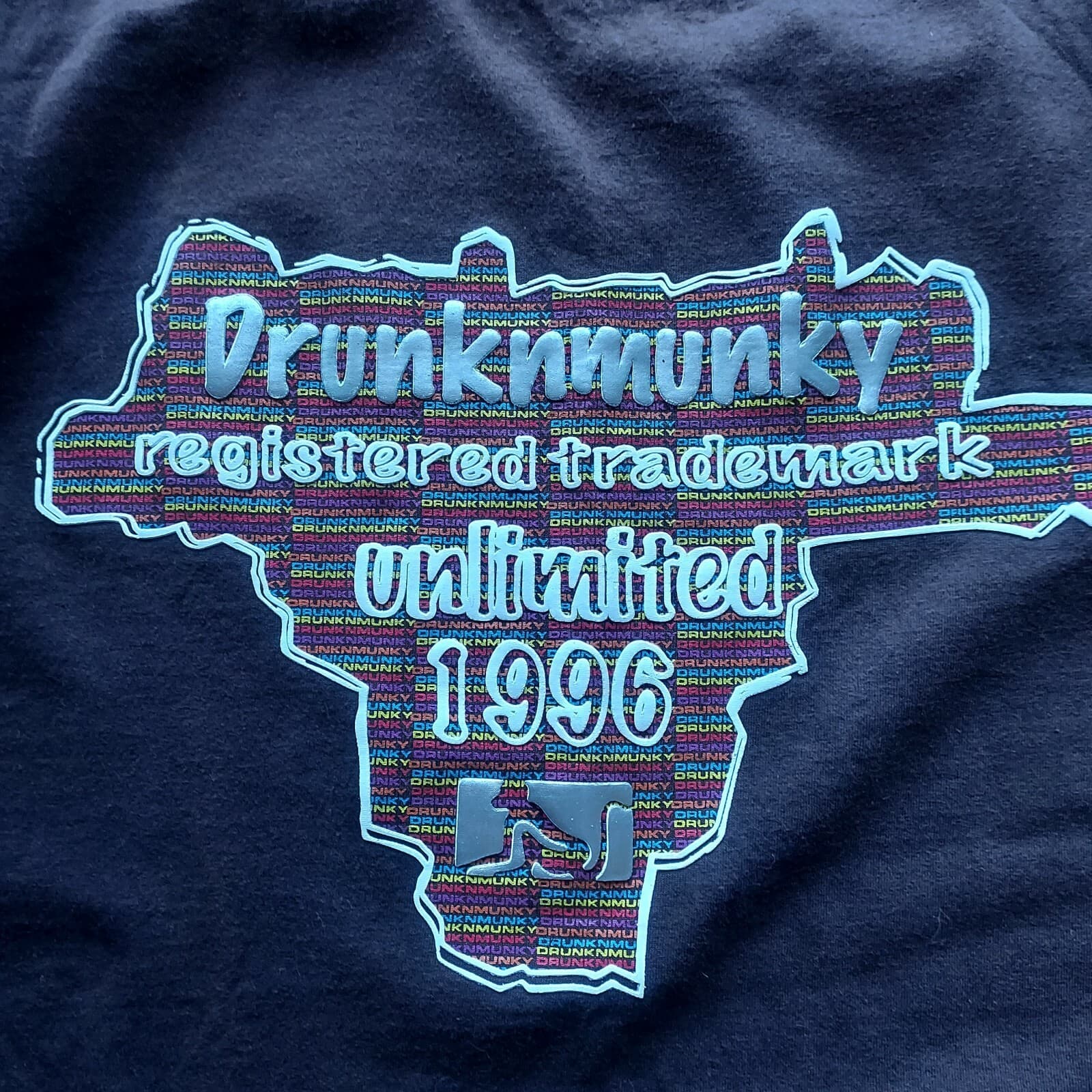Drunknmunky Graphic T-Shirt Short Sleeve 100% Cotton Crew Neck Brown Men X-Large - Thumbnail 5