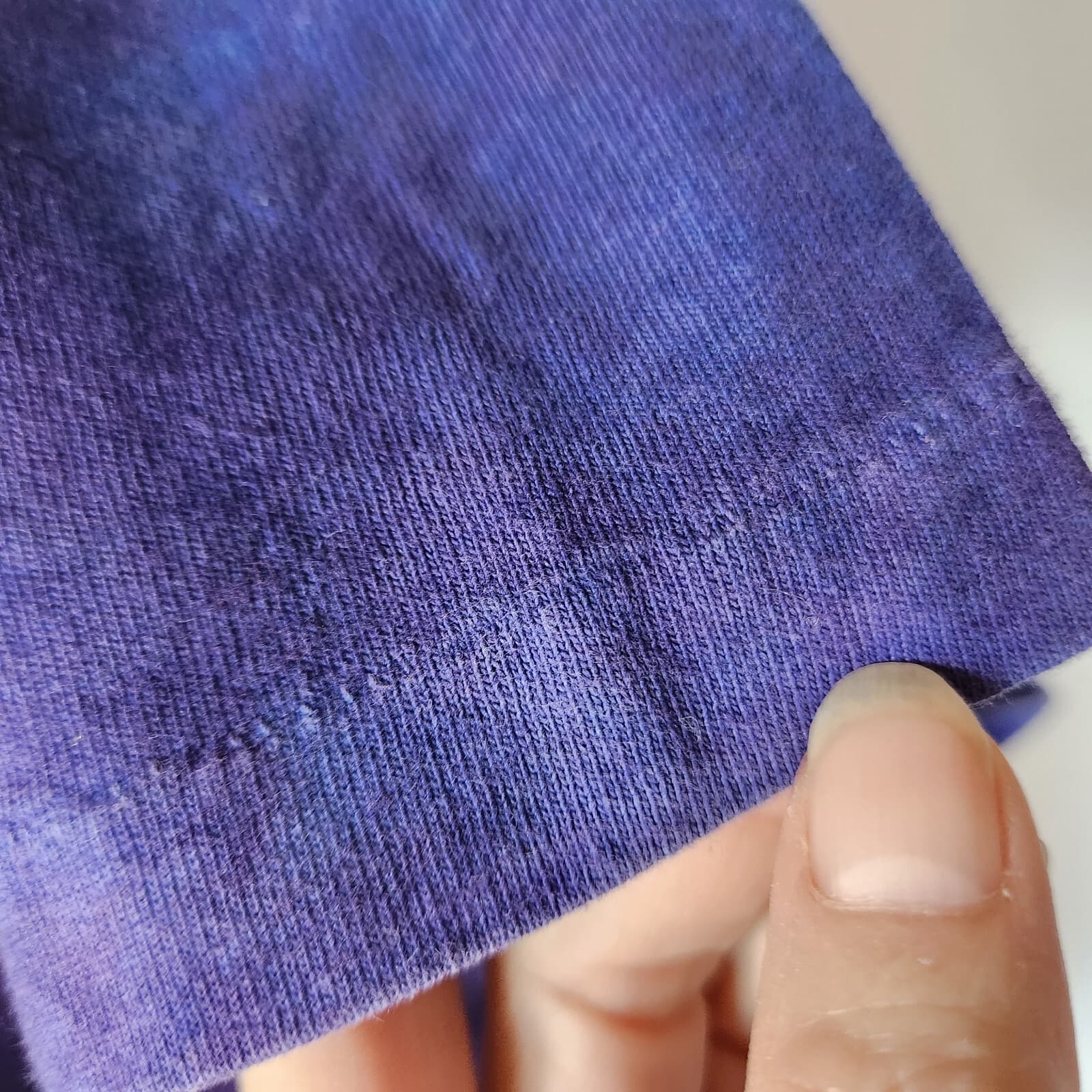 Vintage Hanes P.F.D USA Made Tie Dye Graphic T-Shirt Short Sleeve Purple Adult M - Thumbnail 5