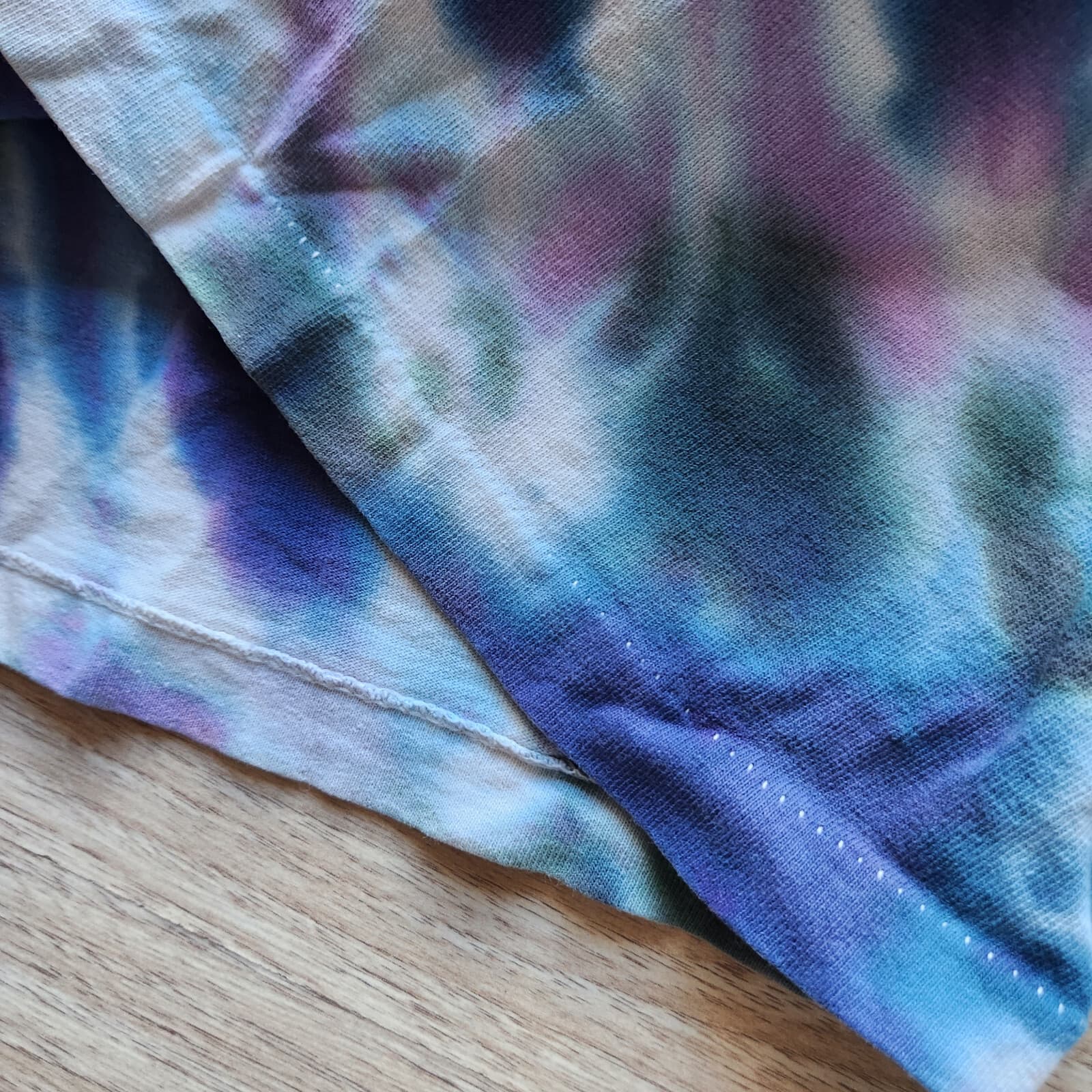 Vintage'95 Jerry Garcia Grateful Dead T-Shirt Not Fade Away Tie Dye Cotton Sz.L - Thumbnail 3