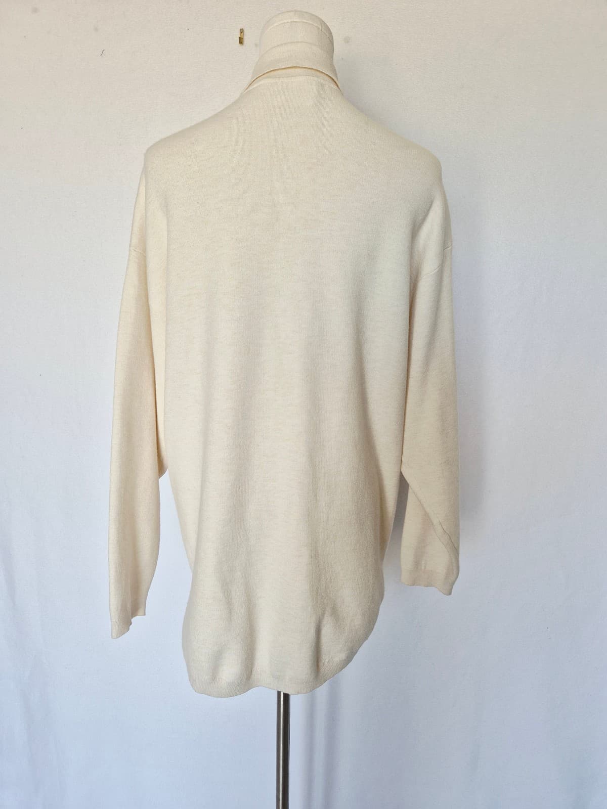 Wilfred Free Aritzia Ronnie Sweater Long Knit Relaxed Shirt Jacket Cream Size XS - Thumbnail 8