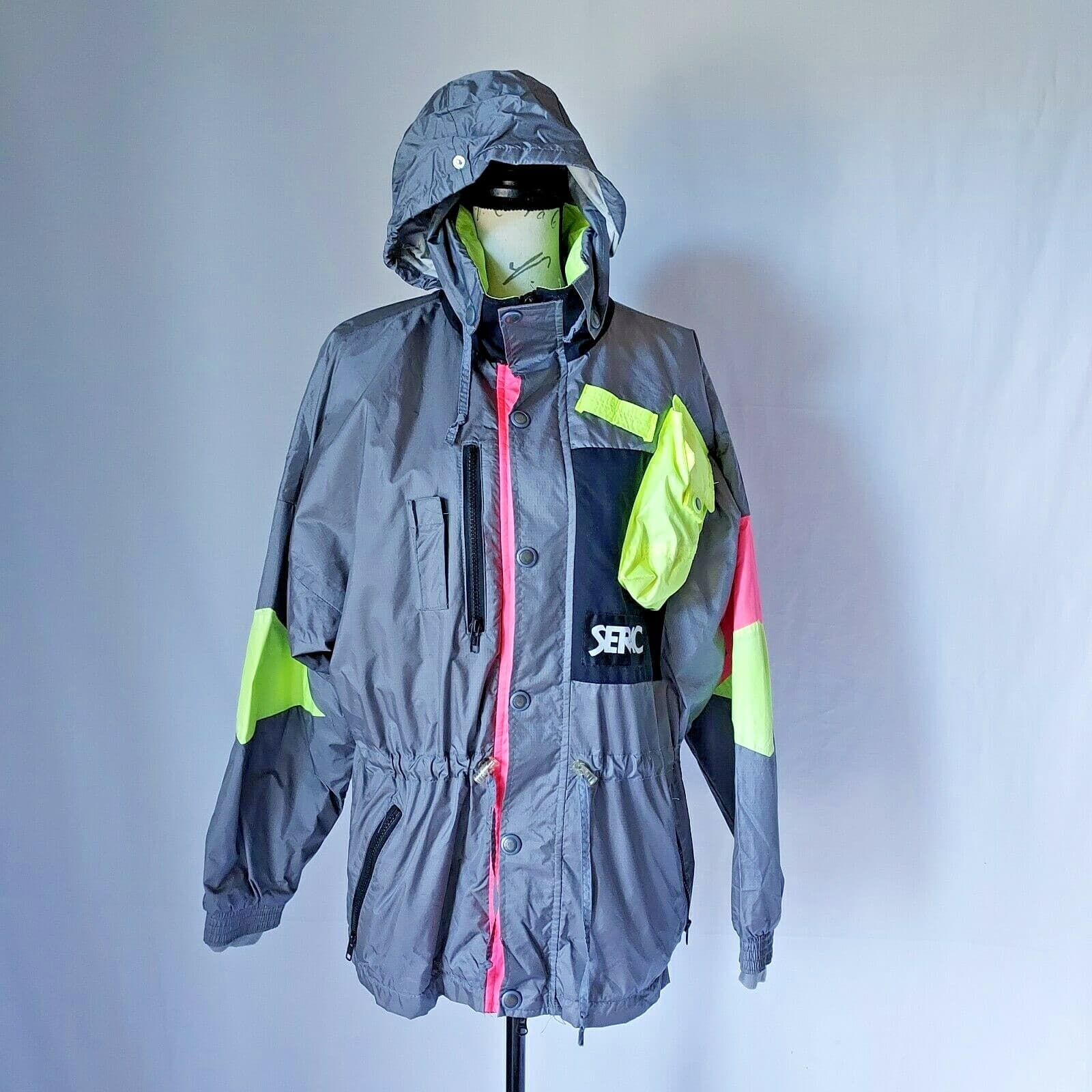 Vingate Serac Helicopter Skiwear Hooded Jacket Waterproof Zip-Snap Multicolor 38 - Thumbnail 2